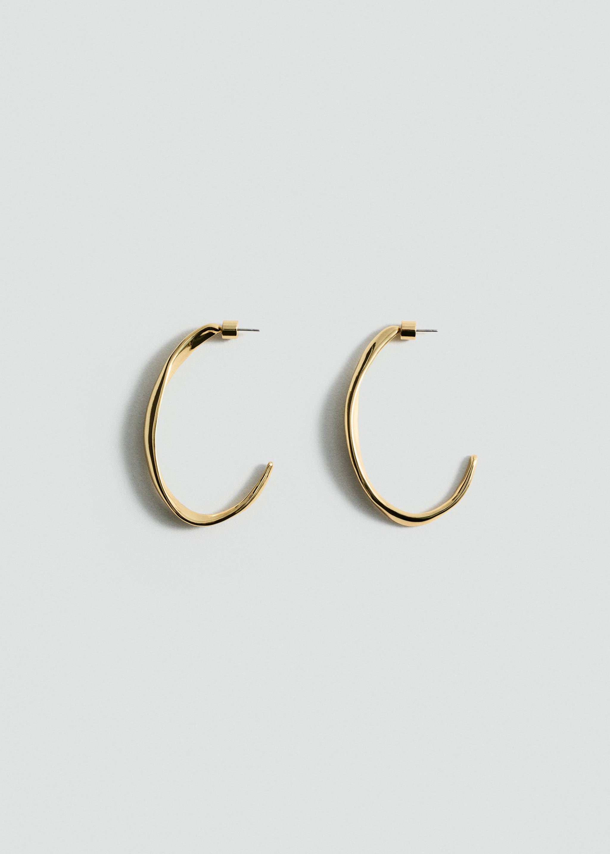 Twisted hoop earrings - Article without model