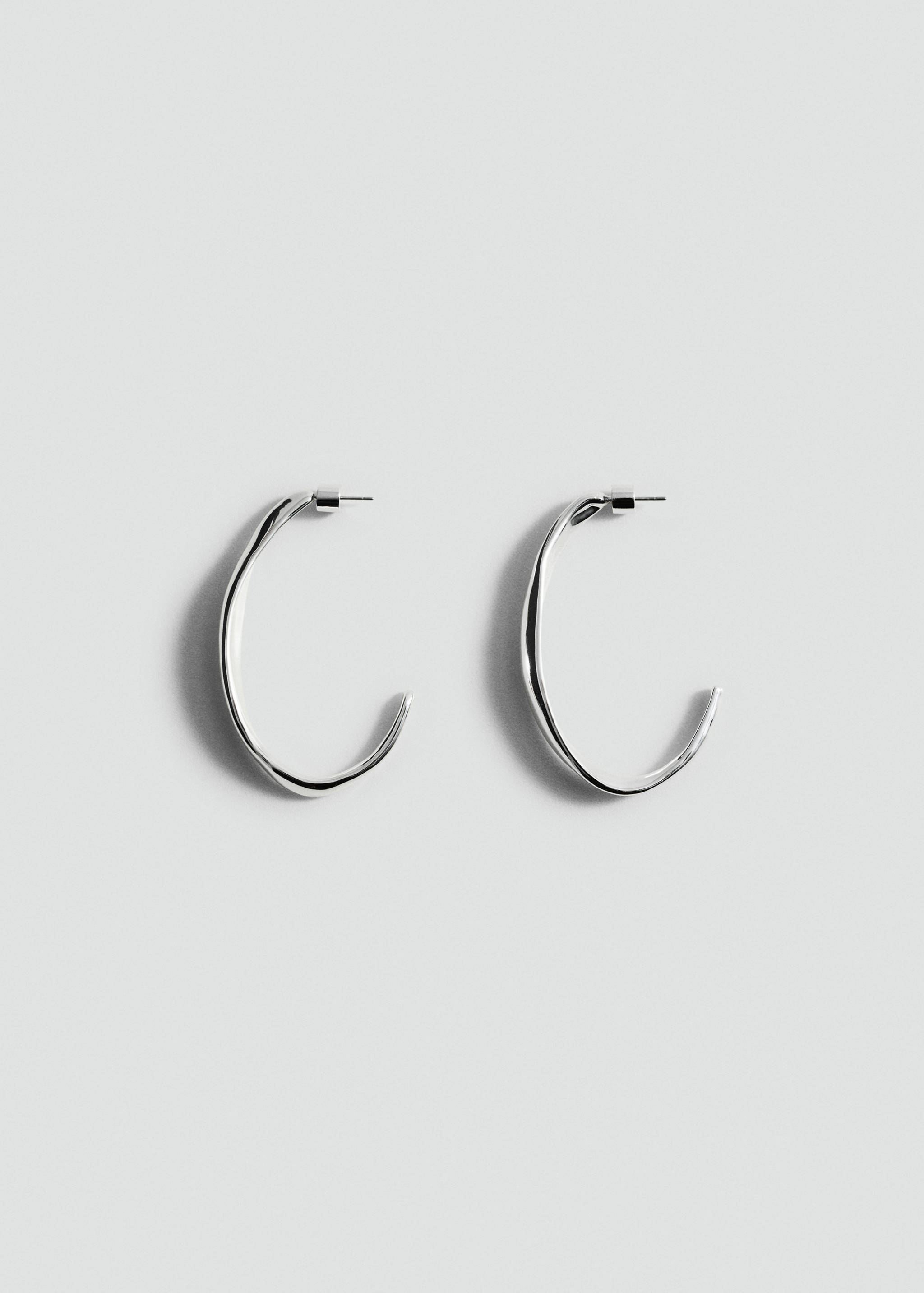 Twisted hoop earrings - Article without model