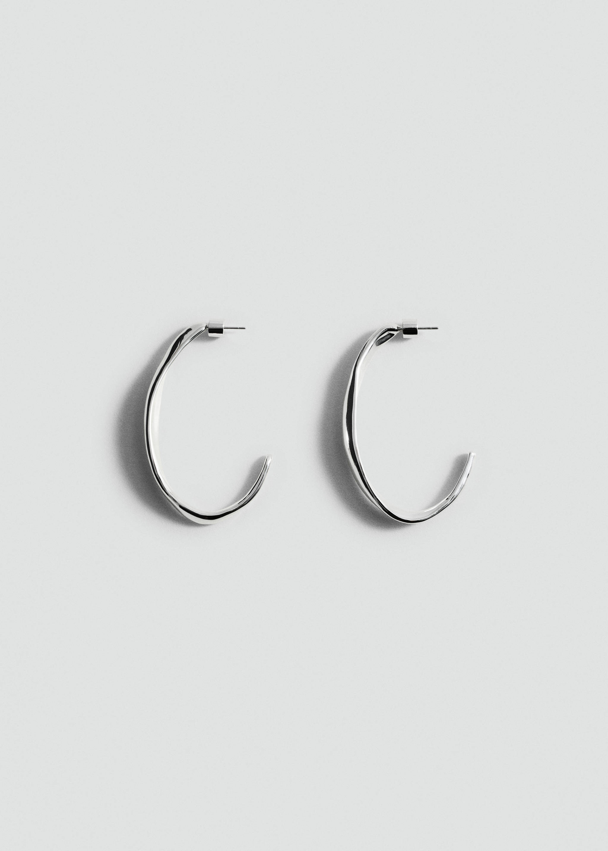 Twisted hoop earrings - Article without model