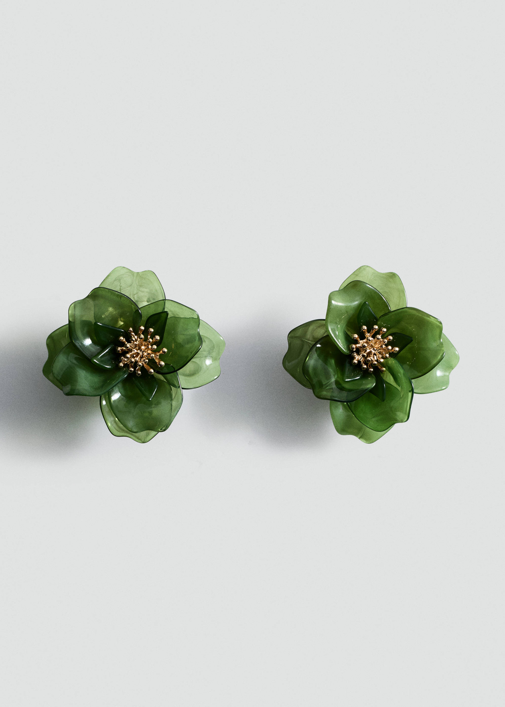 Floral earrings - Article without model