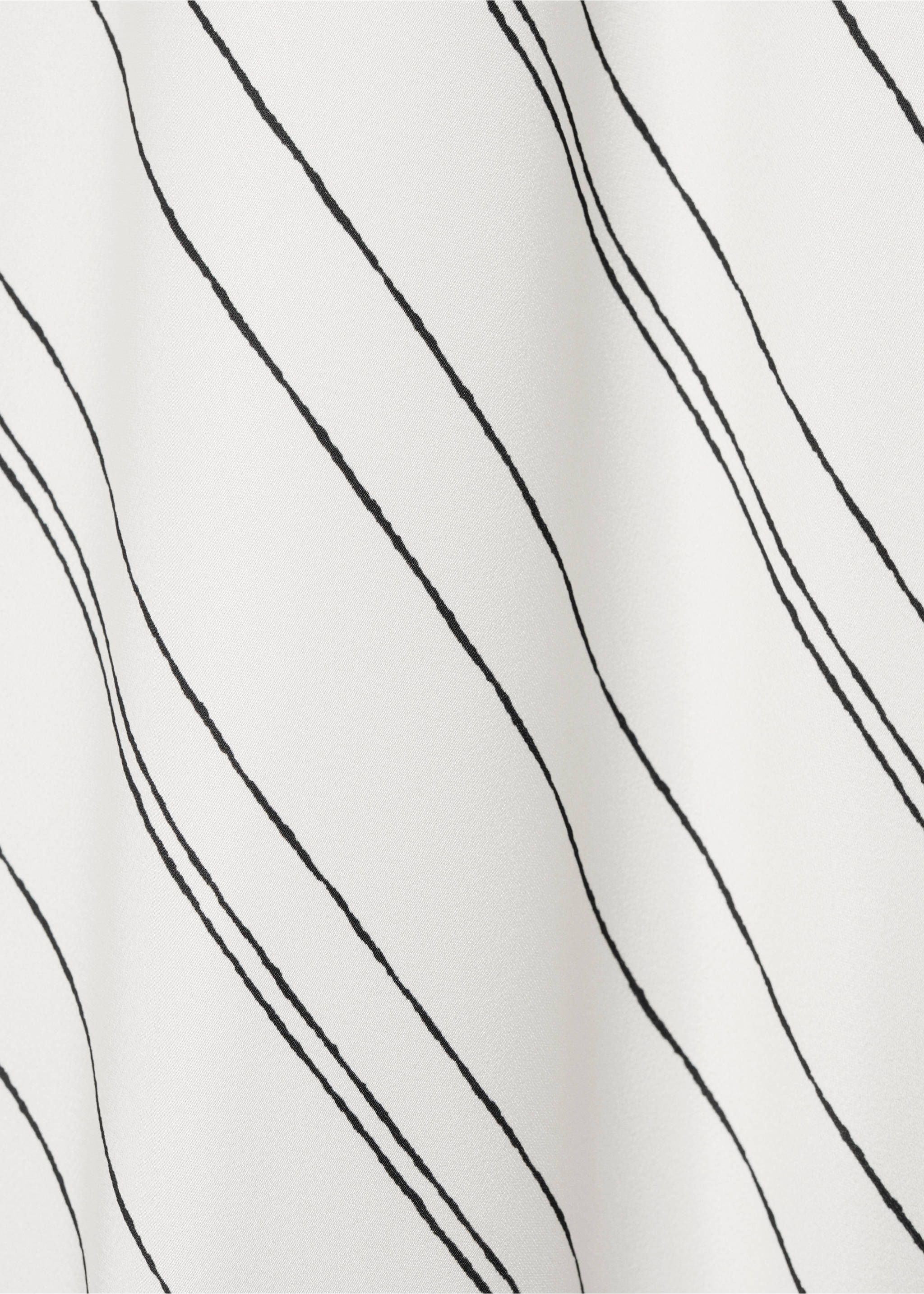Vestido rayas satinado - Detalle del artículo 8, Blanco. Ref: 87004782-00.