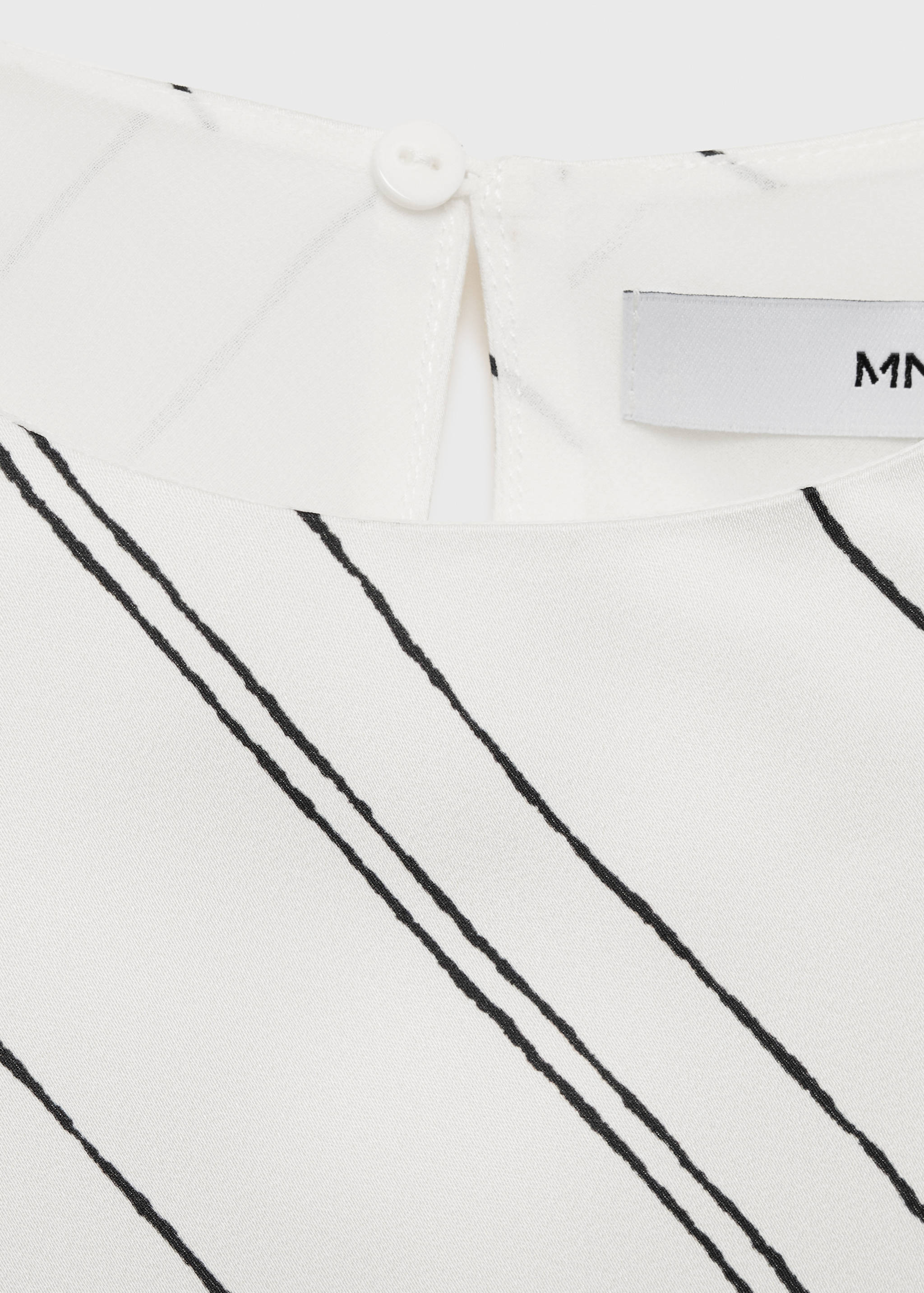 Robe à rayures satinée - Détail de l'article 0