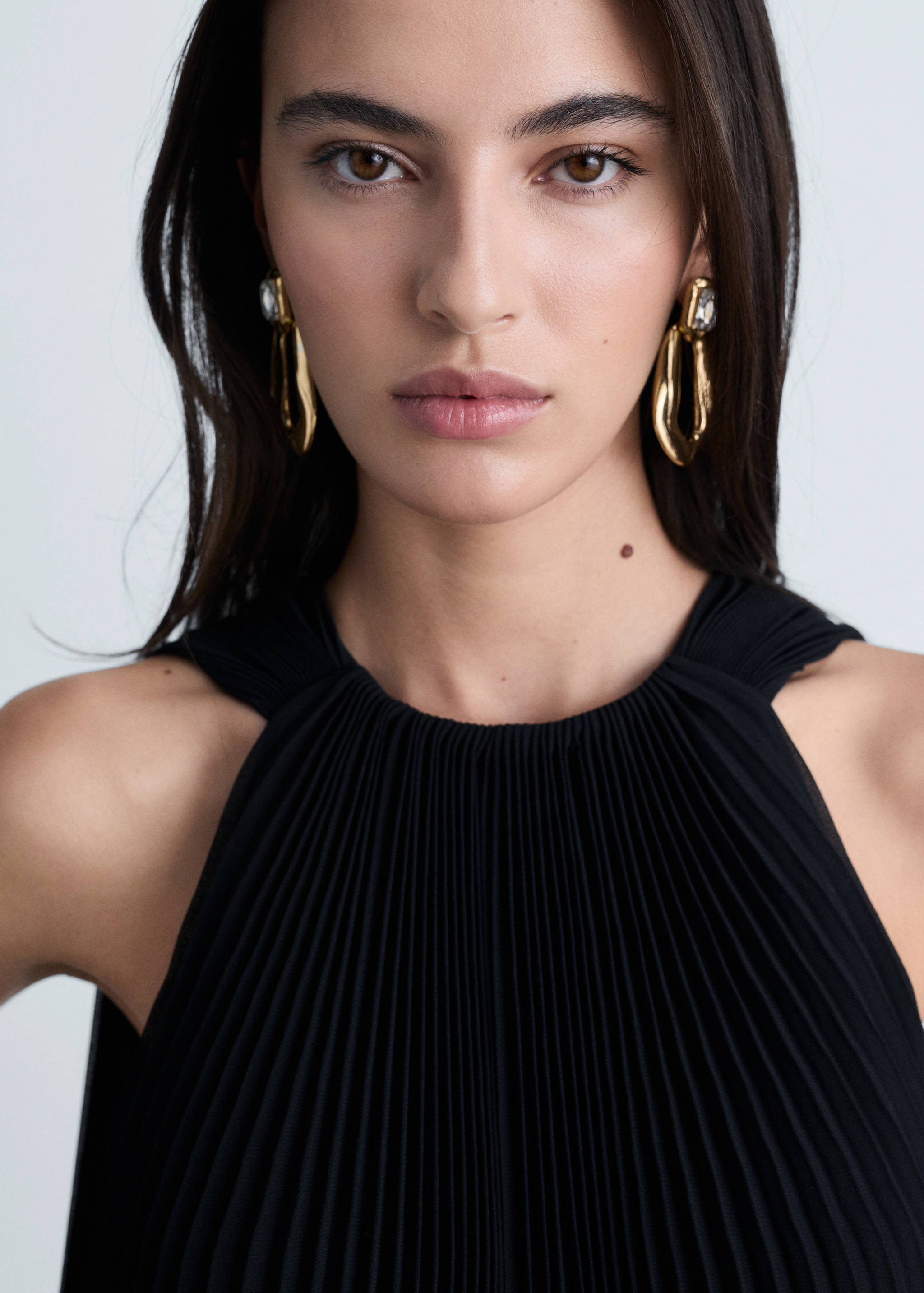 Robe longue plissée - Détail de l'article 1