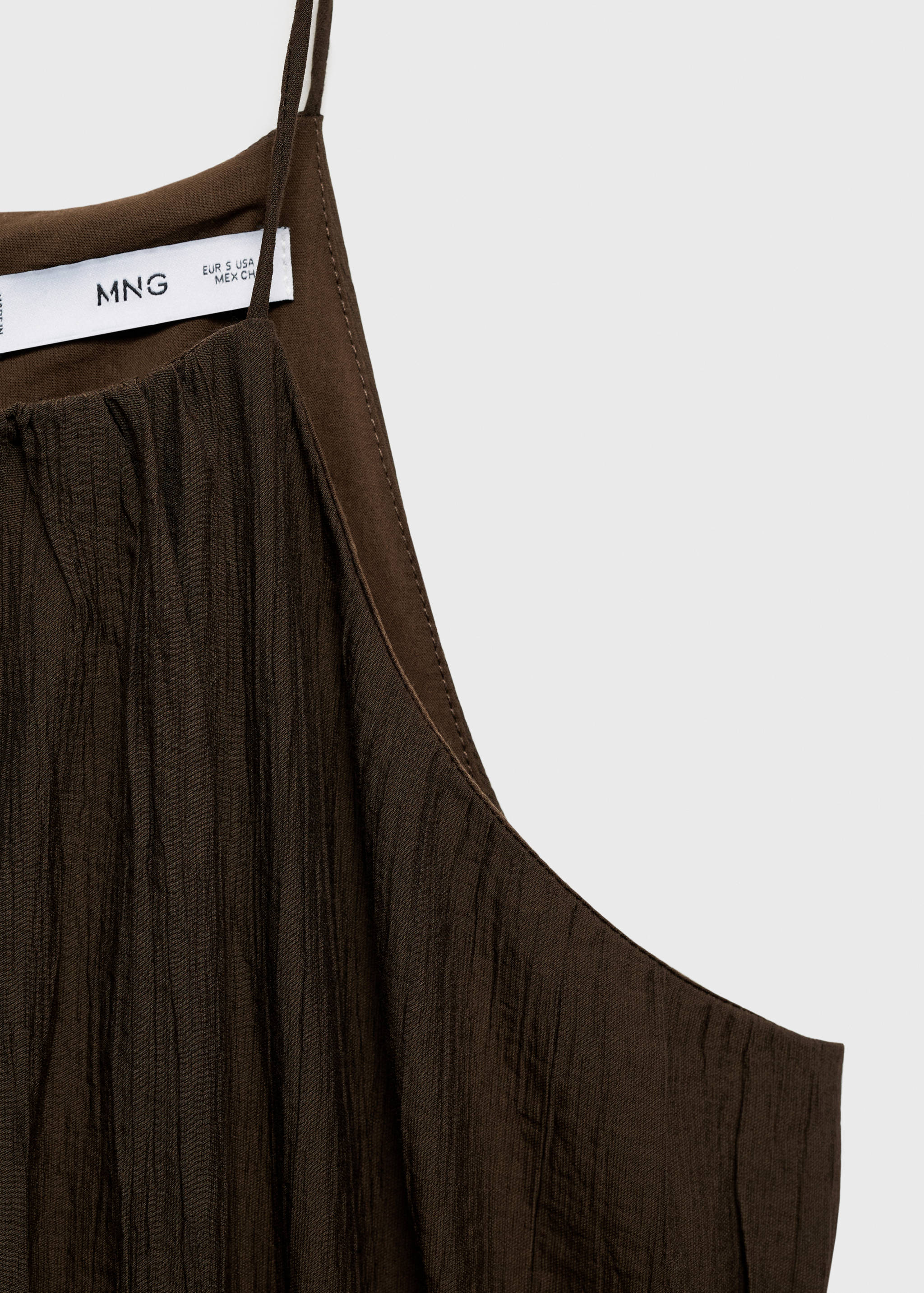 Midi-dress with gathered waist - Details of the article 8
