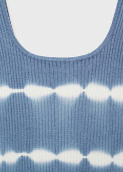 Tie-dye effect top — Sky Blue 6