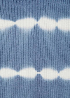Tie-dye effect top — Sky Blue 8