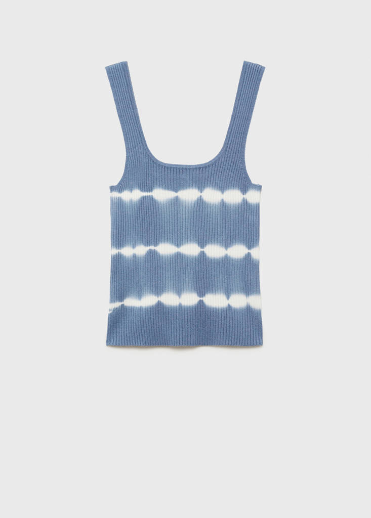 Tie-dye effect top — Sky Blue