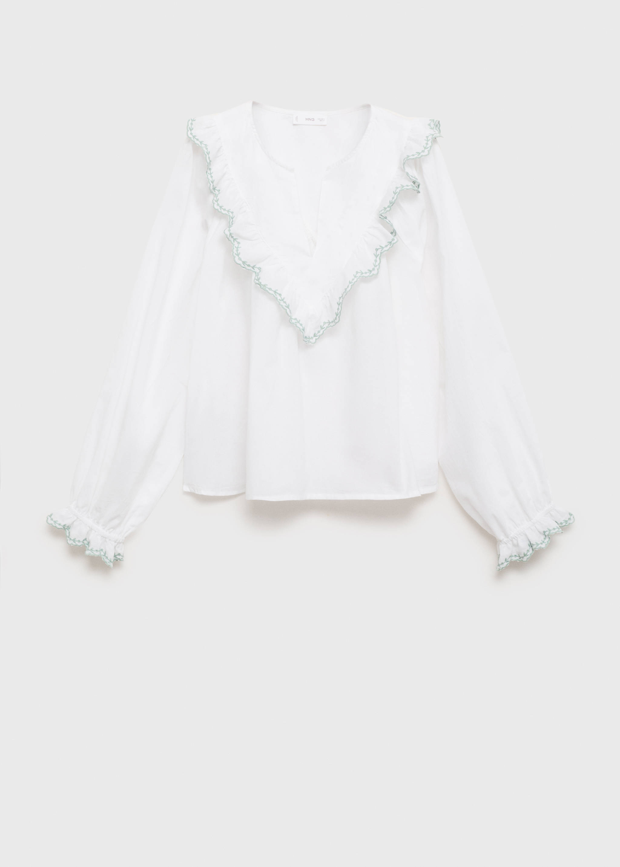 Ruffle neck blouse - Article without model