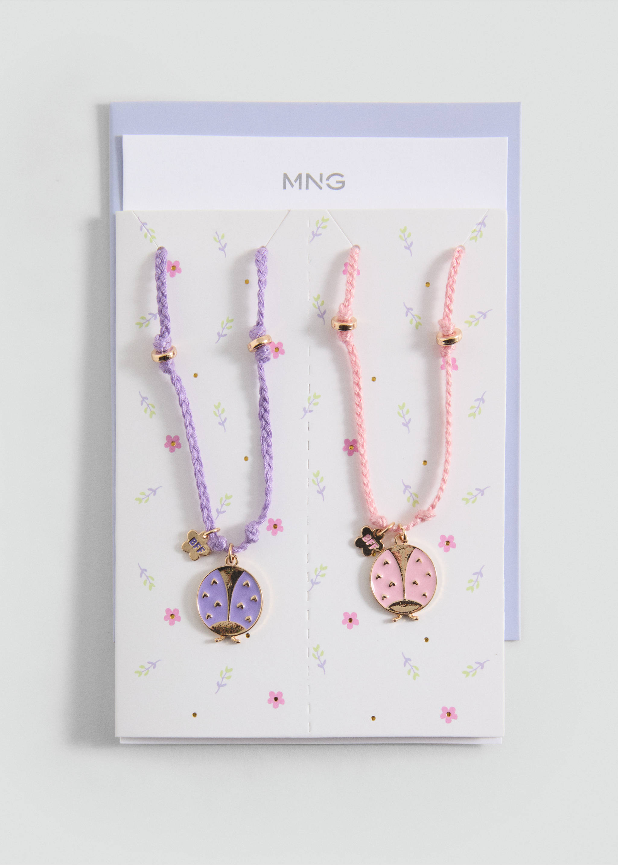 Pack 2 collares combinados - Detalle del artículo 1, Rosa. Ref: 87004800-00.