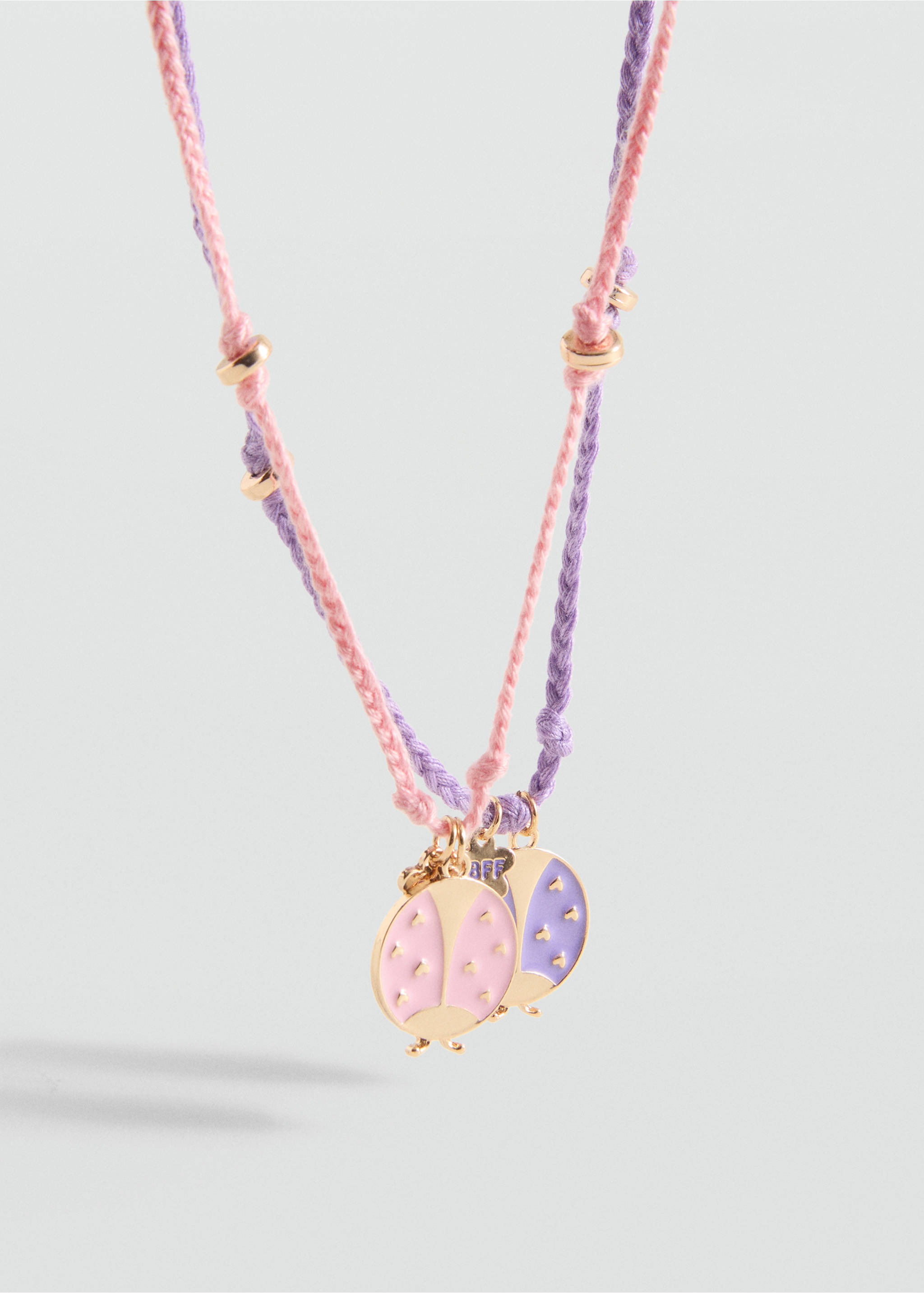Pack 2 collares combinados - Detalle del artículo 3, Rosa. Ref: 87004800-00.