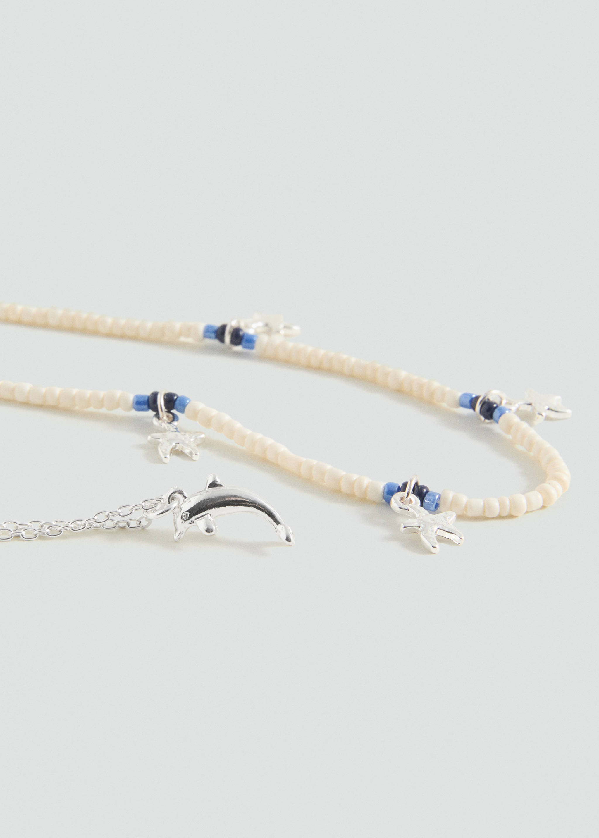 Chain tassel necklace - Medium plane