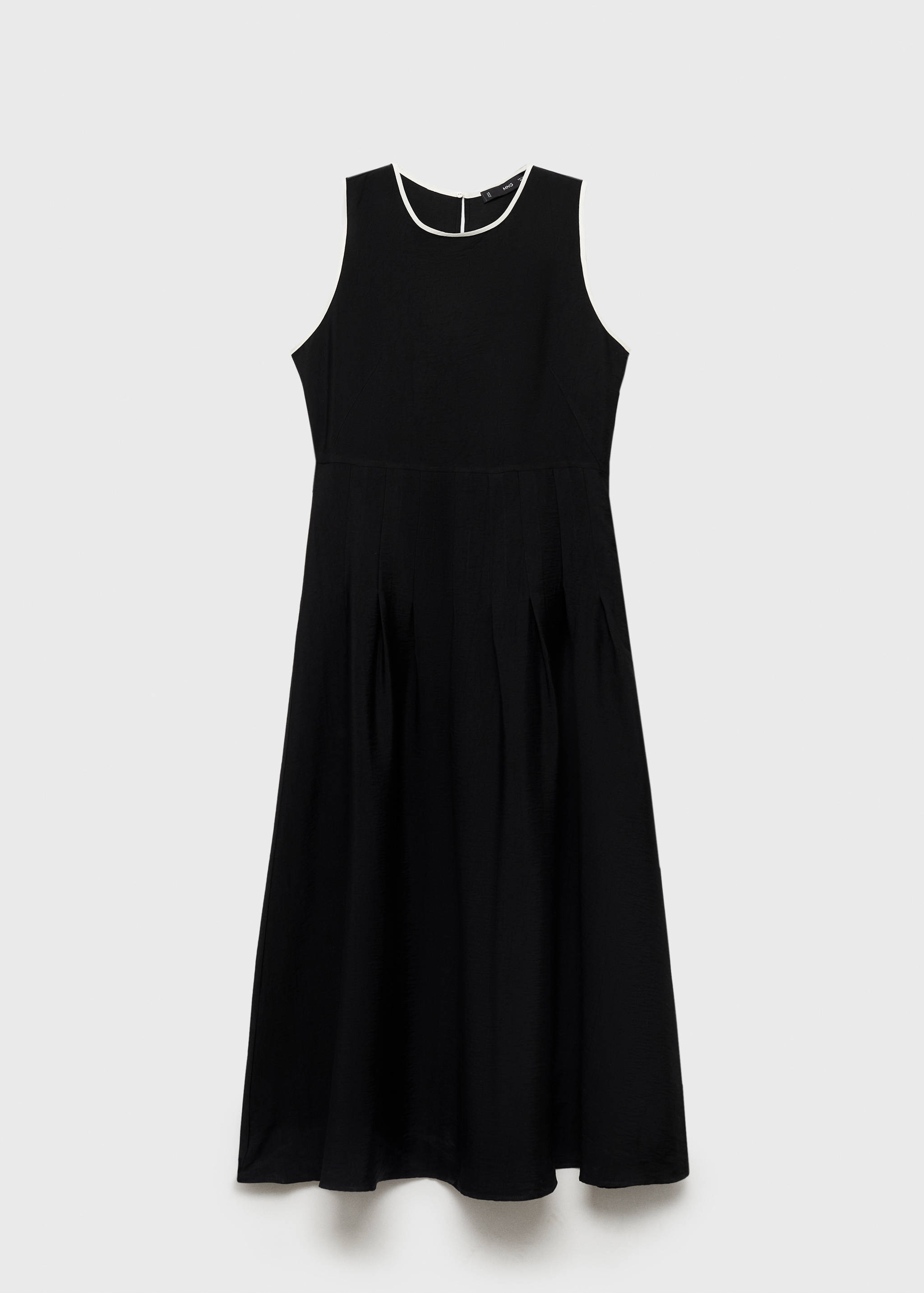 Flared midi-dress with belt - Article without model