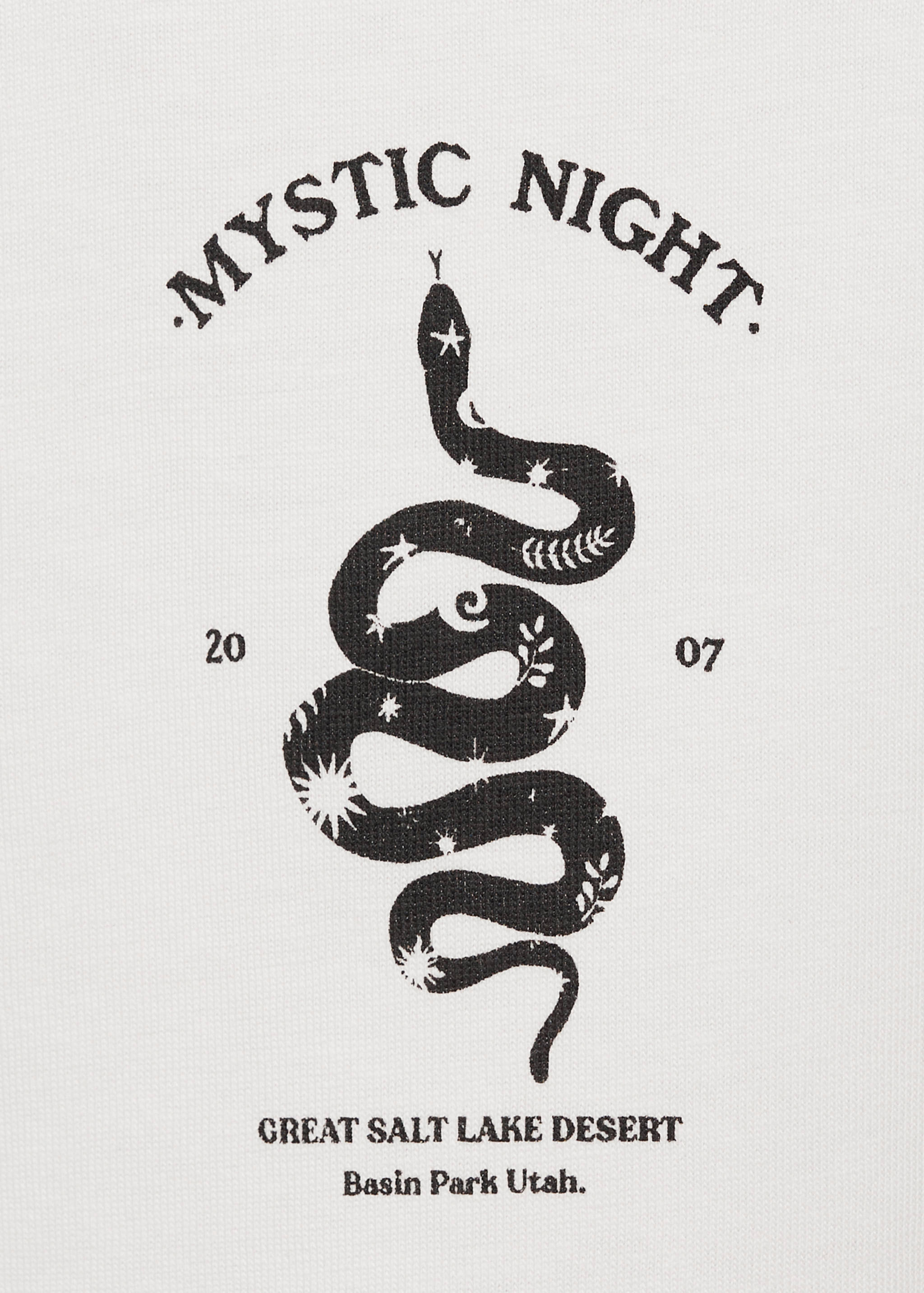 Cotton t-shirt with printed drawing - Details of the article 8