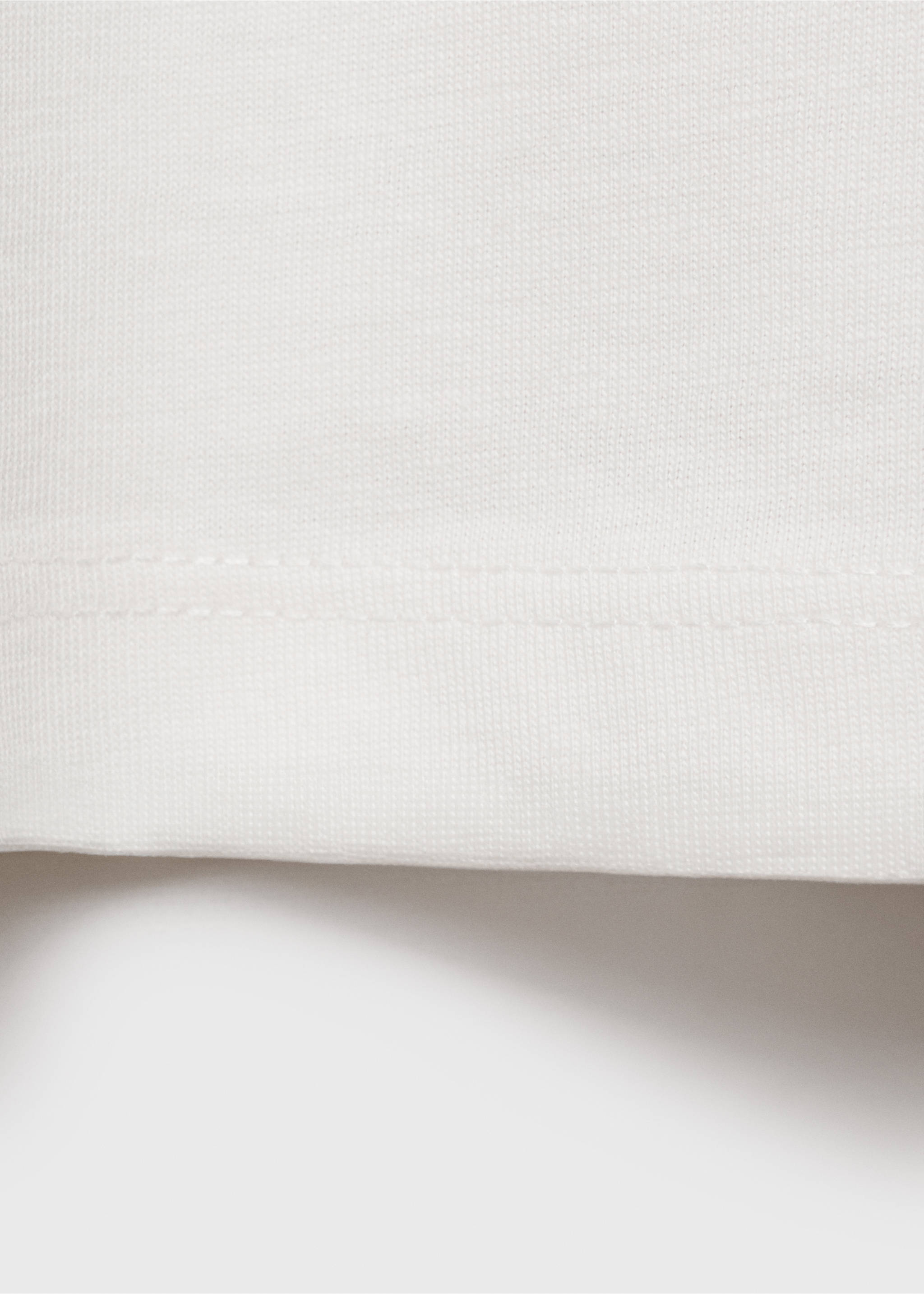 Cotton t-shirt with printed drawing - Details of the article 0, Off White. Ref: 87005738-00.