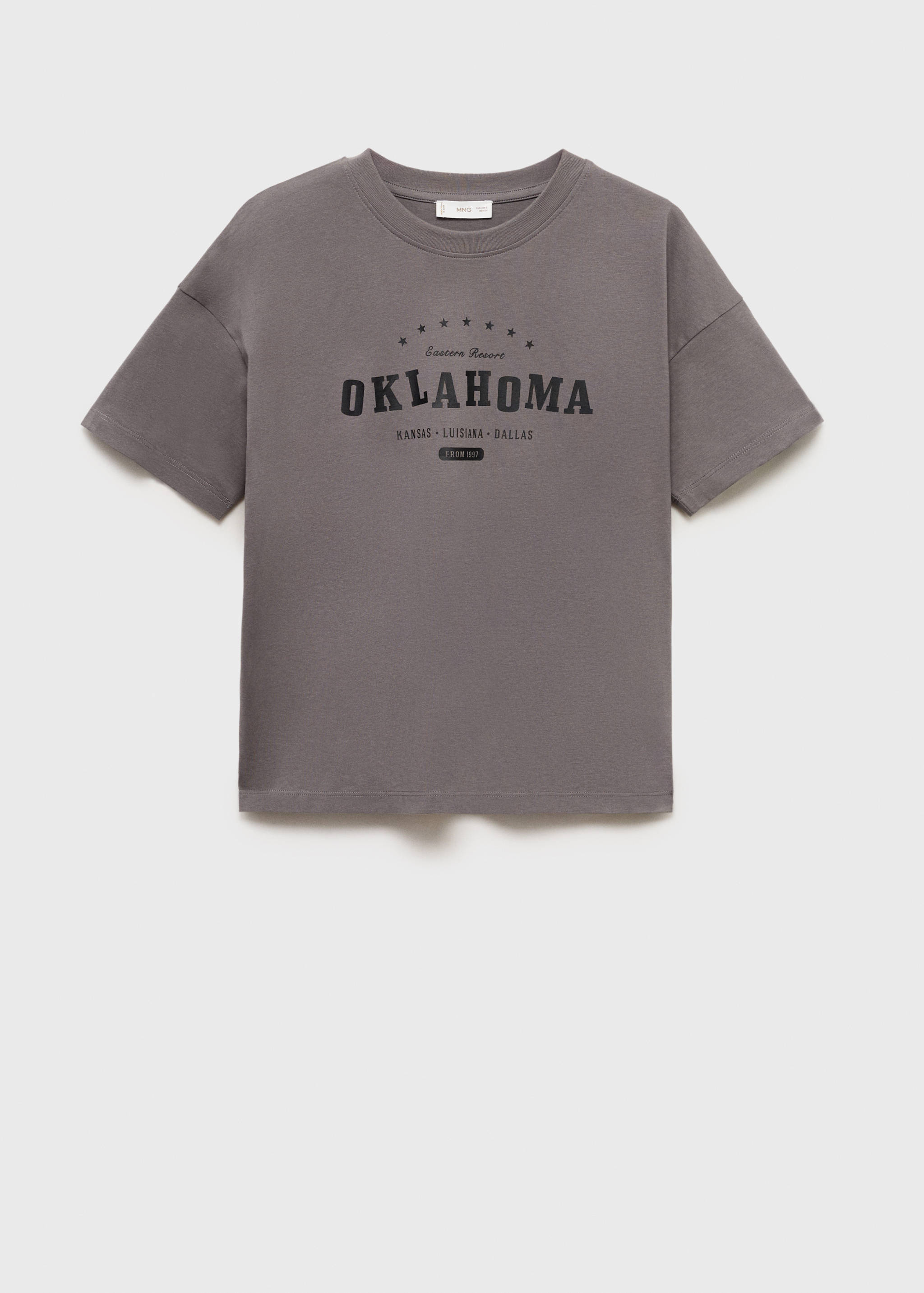 Message cotton T-shirt - Article without model
