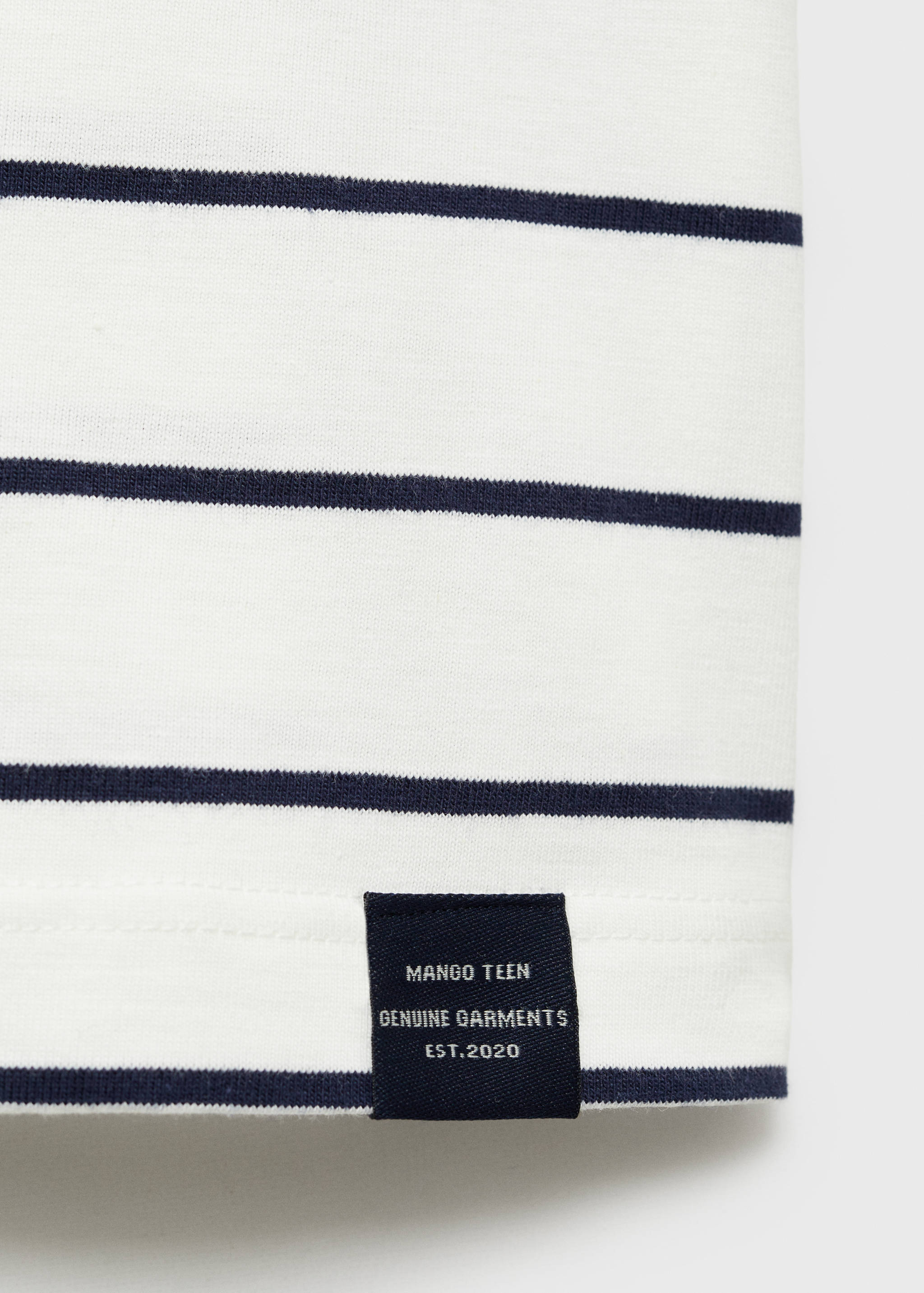 T-shirt manches courtes rayures - Détail de l'article 0