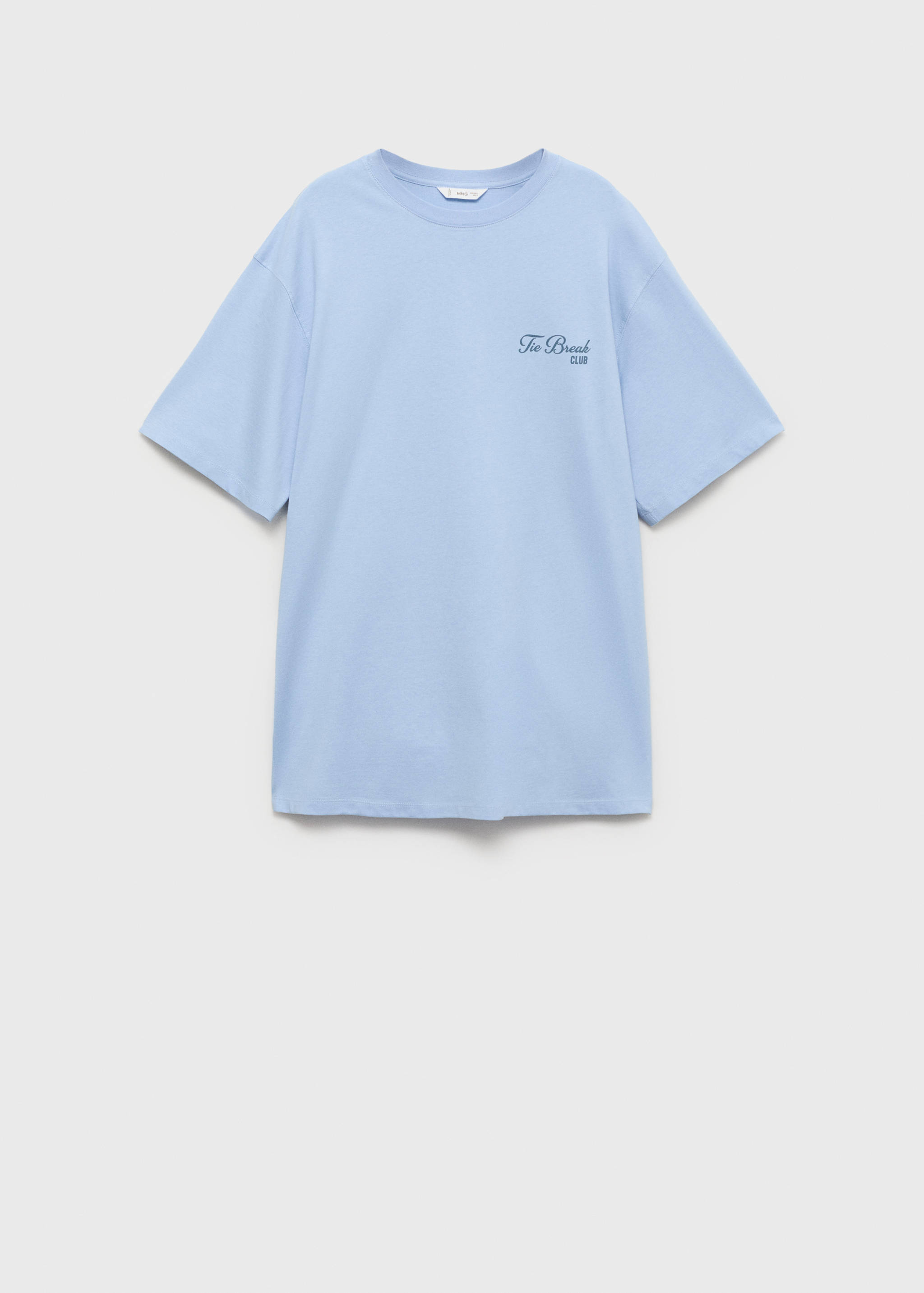 Message cotton T-shirt - Article without model