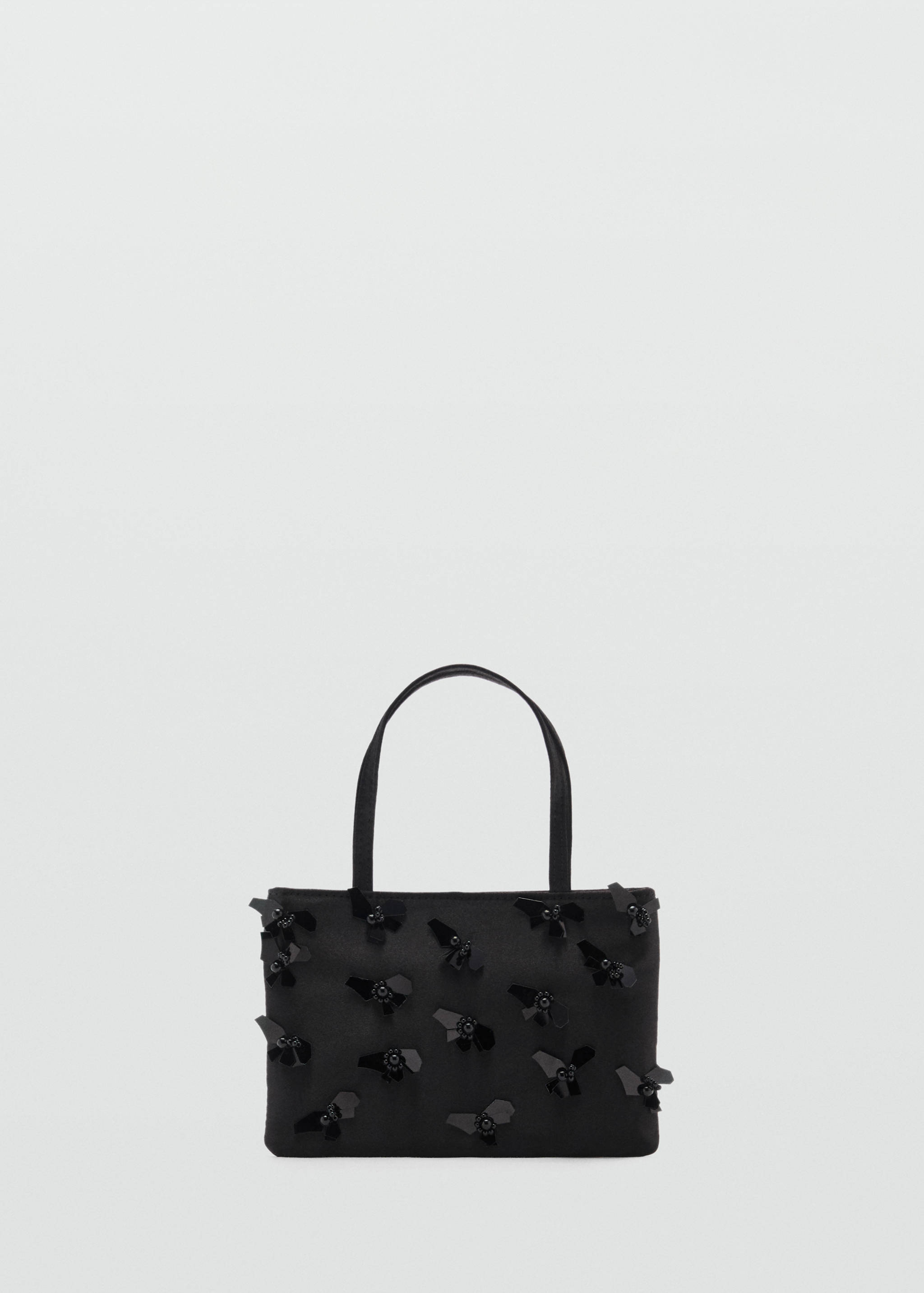 Bolso mano aplique flores - Artículo sin modelo