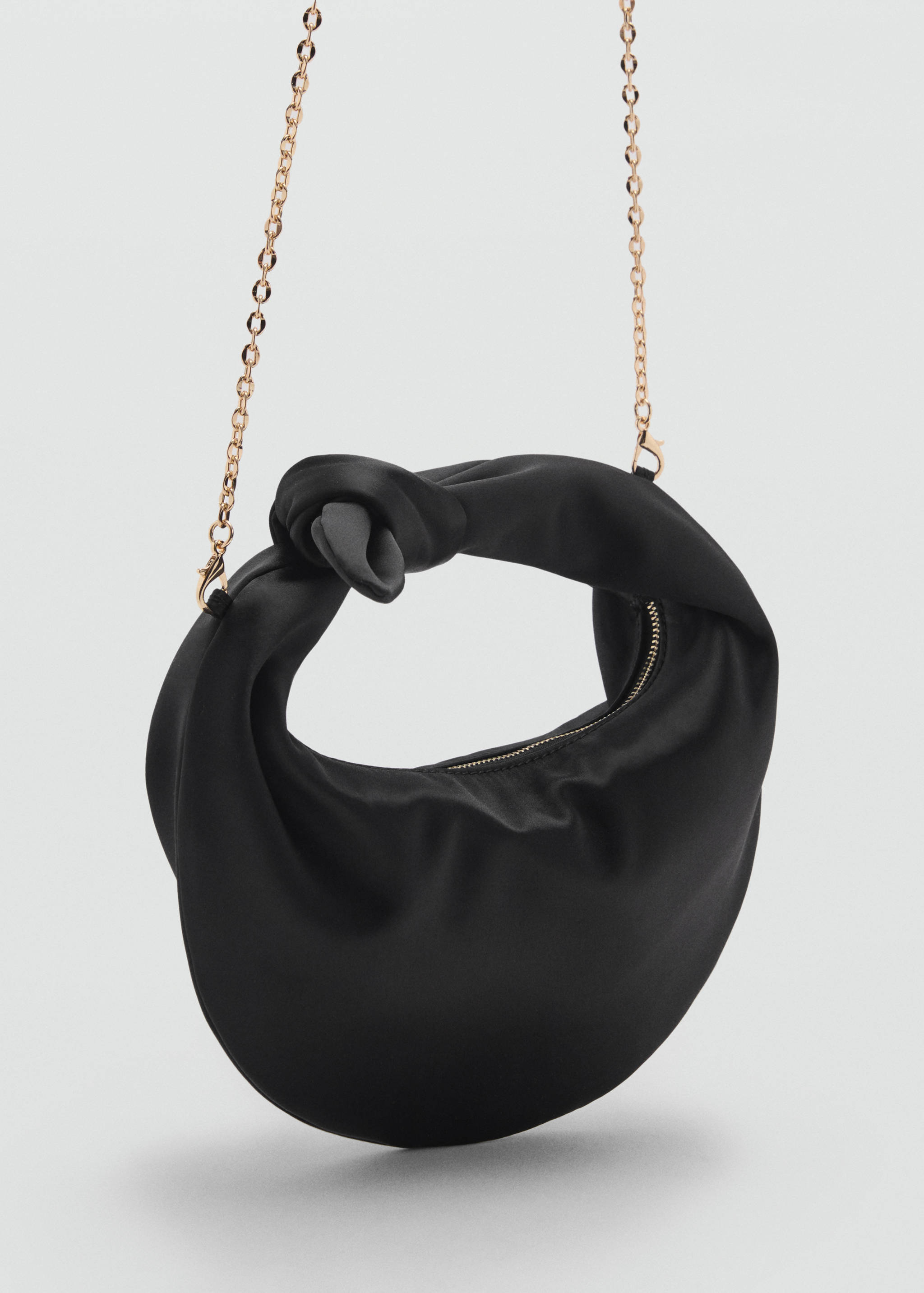 Satin handbag - Medium plane