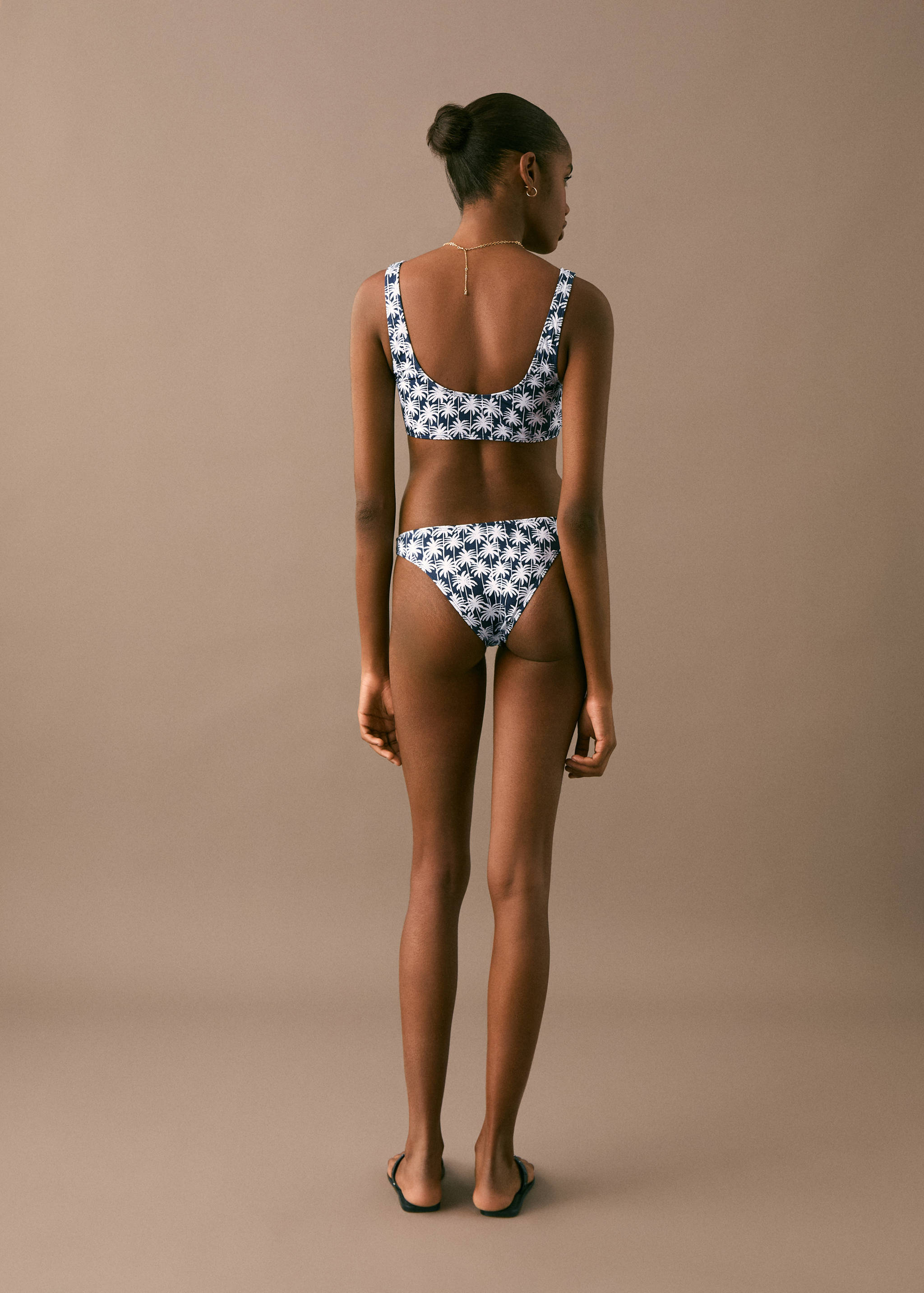 Ruched printed bikini - Reverse of the article
