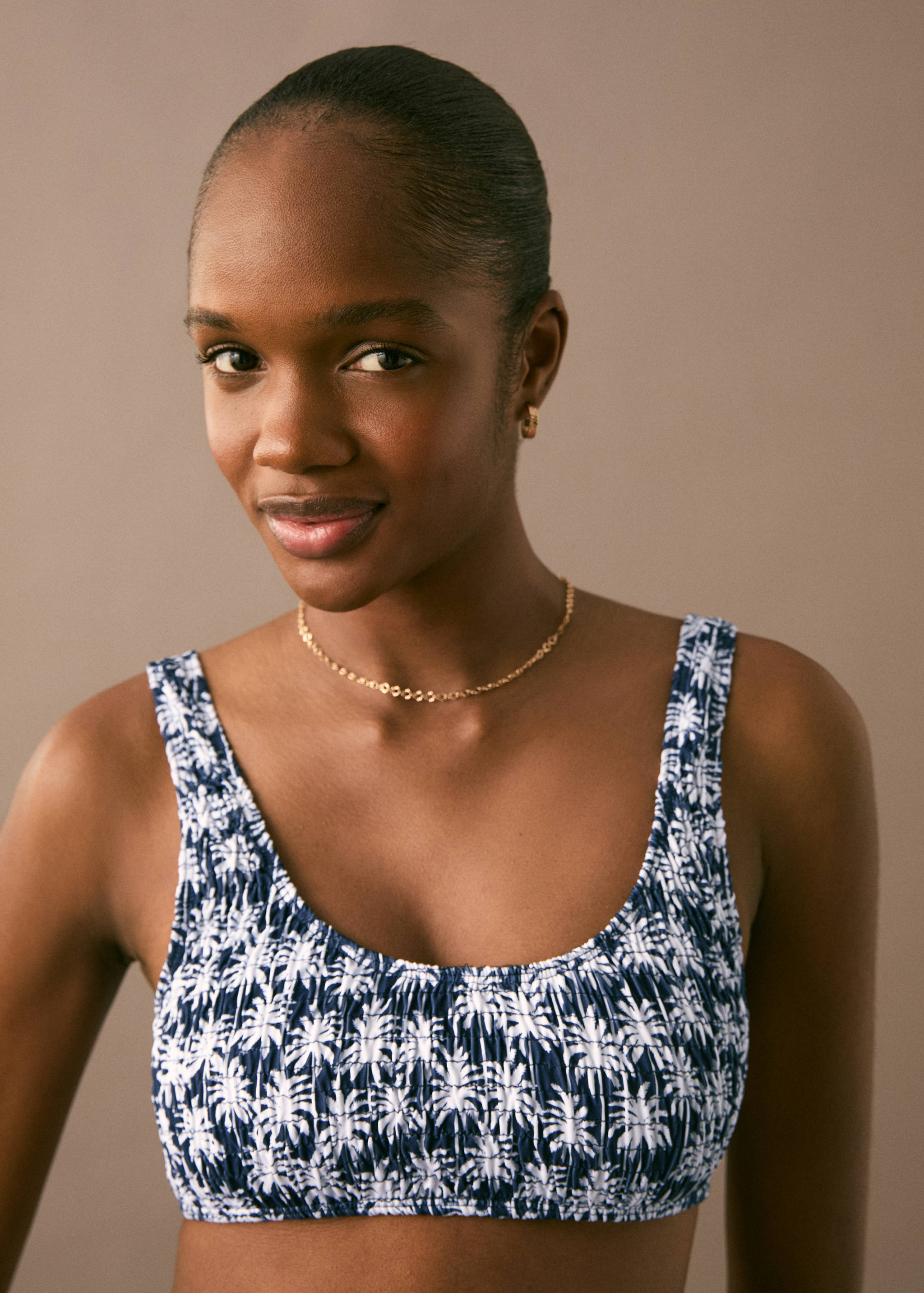 Ruched printed bikini - Details of the article 1