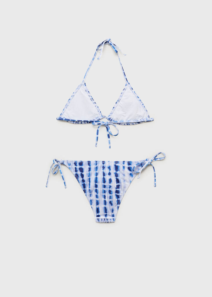 Tie-dye bikini — Vibrant blue