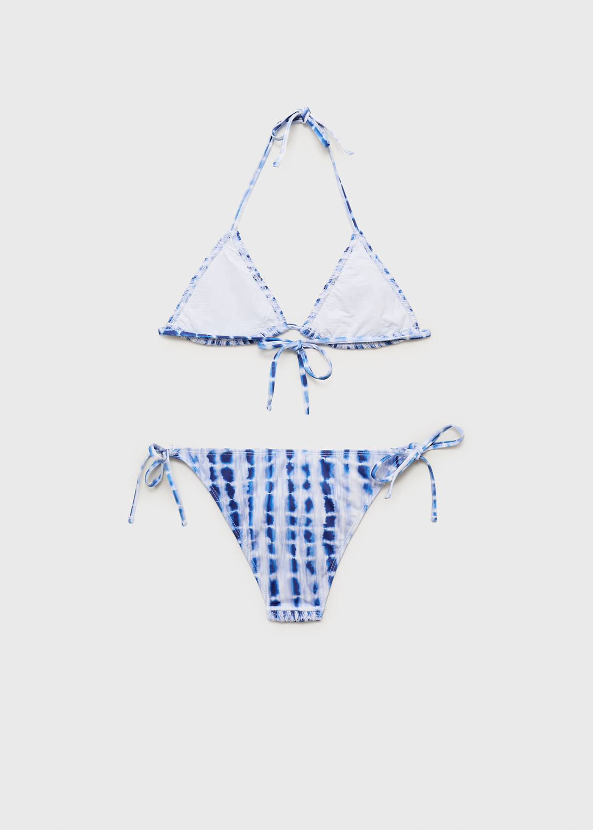 Tie-dye bikini — Vibrant blue