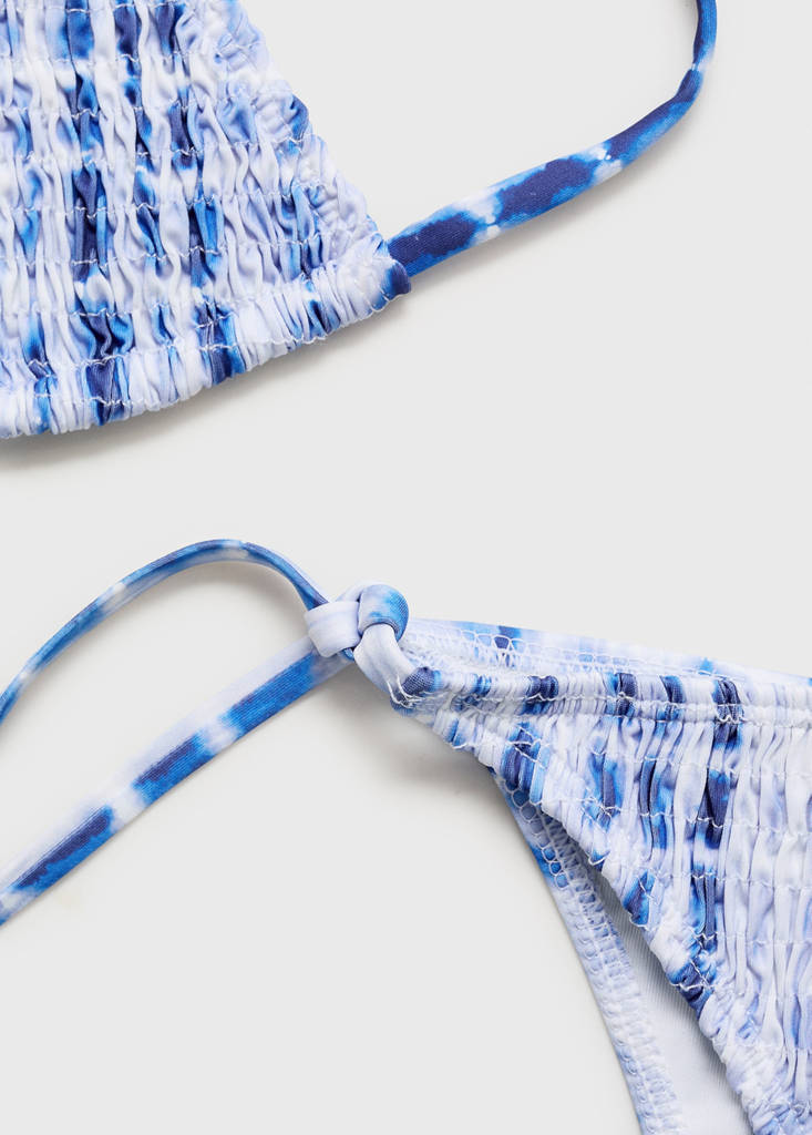 Tie-dye bikini — Vibrant blue