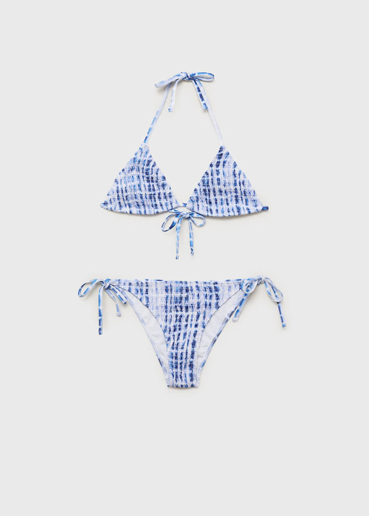 Tie-dye bikini — Vibrant blue