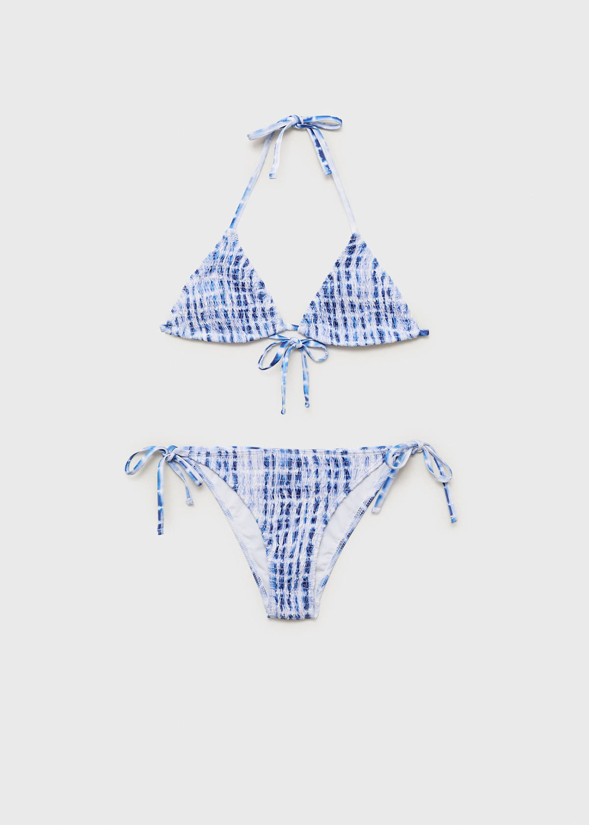 Tie-dye bikini — Vibrant blue