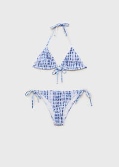 Tie-dye bikini — Vibrant blue 3