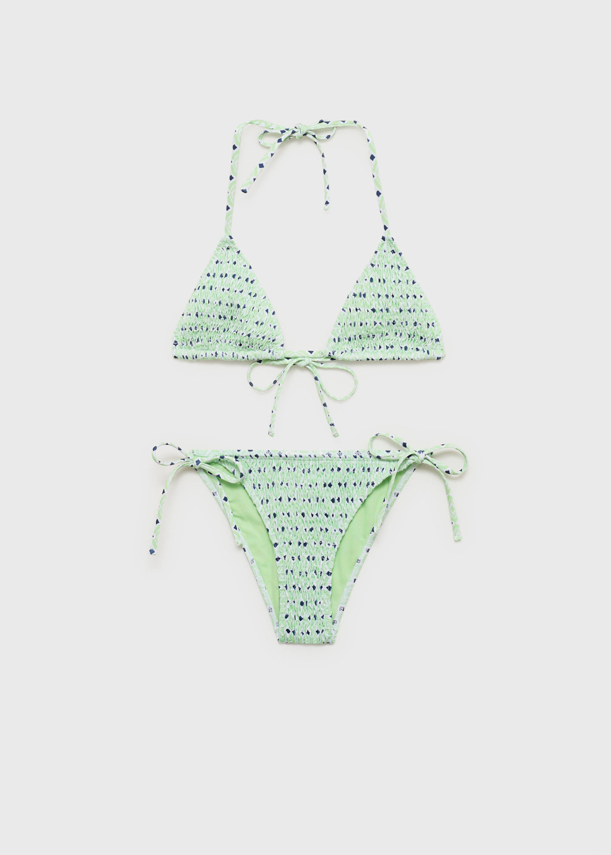 Ruched printed bikini - Article without model