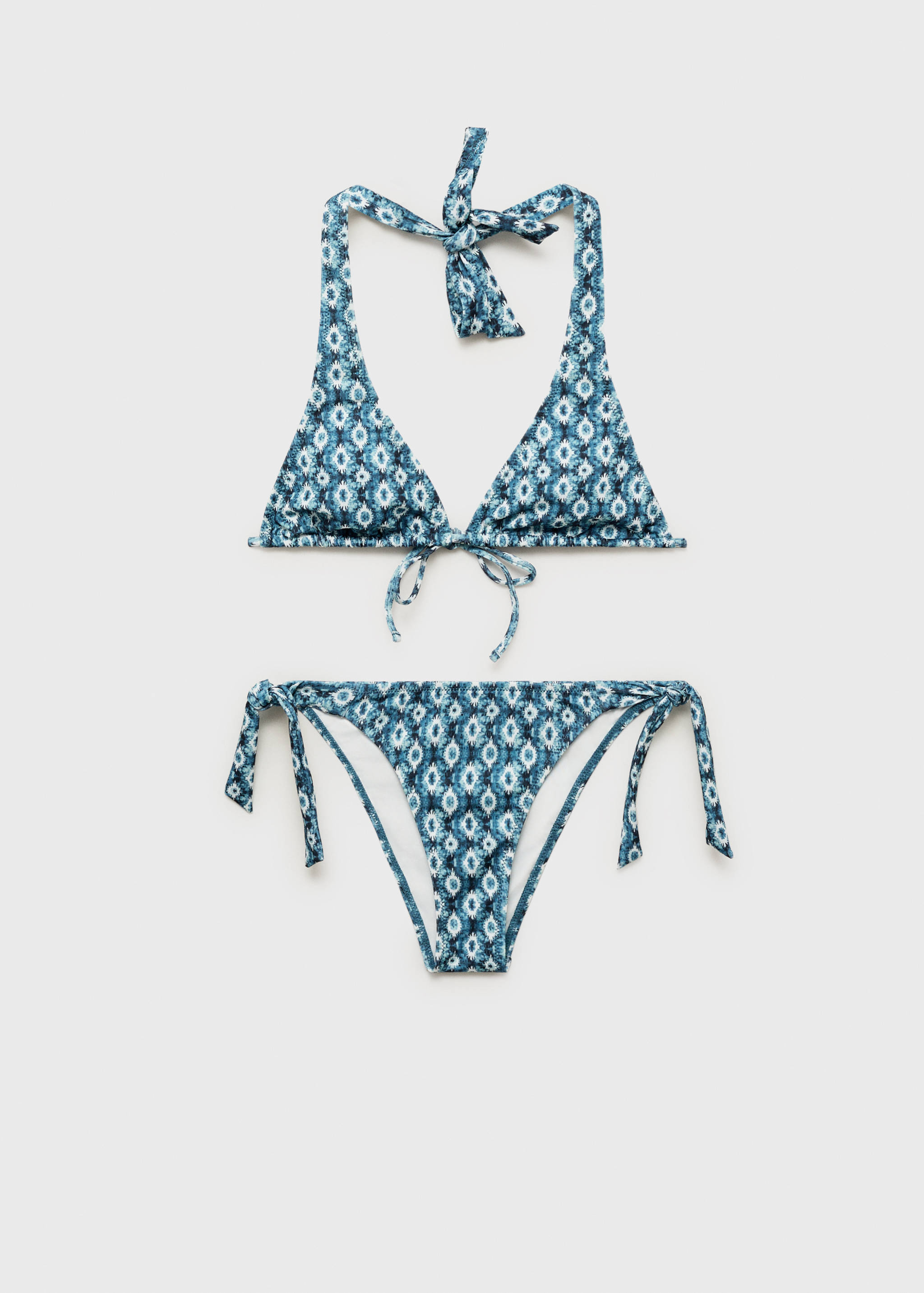 Бикини с принтом - Изделие без модели