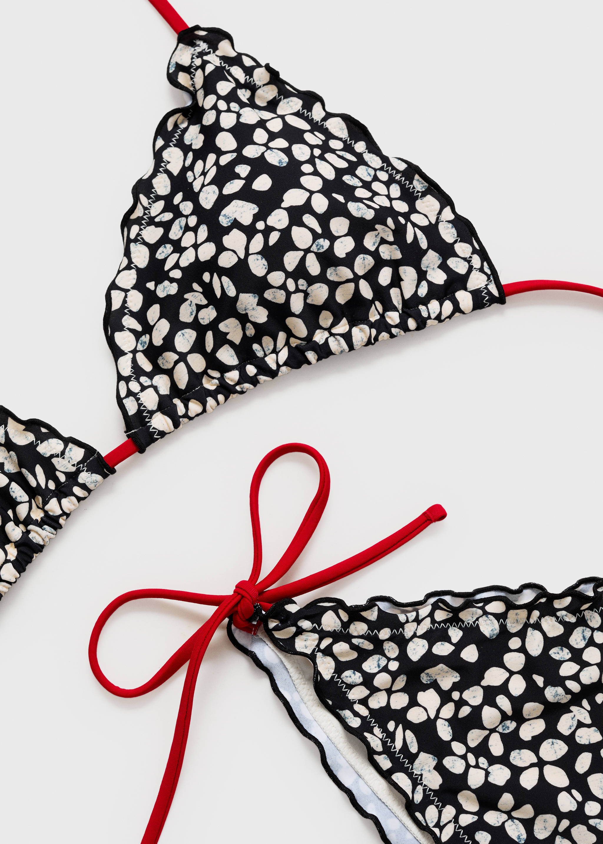 Bikini with printed trim - Details of the article 8