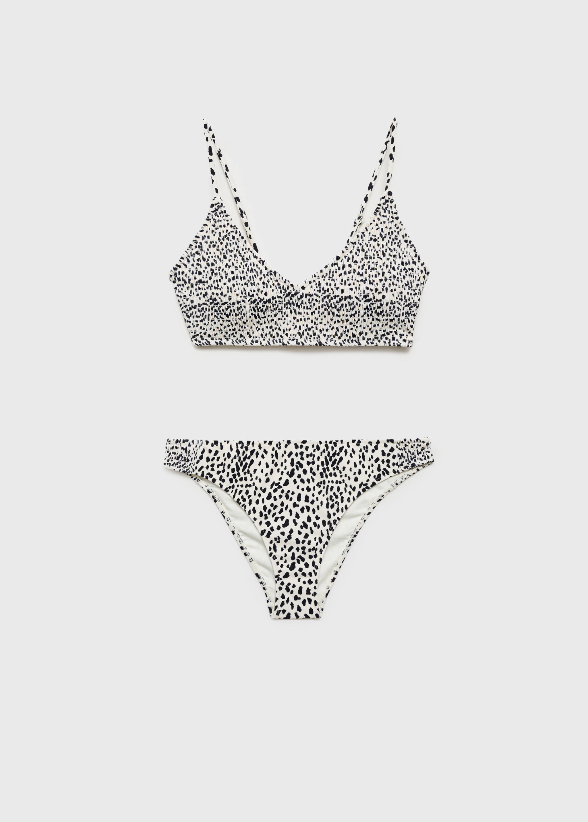 Бикини с анималистическим принтом - Изделие без модели