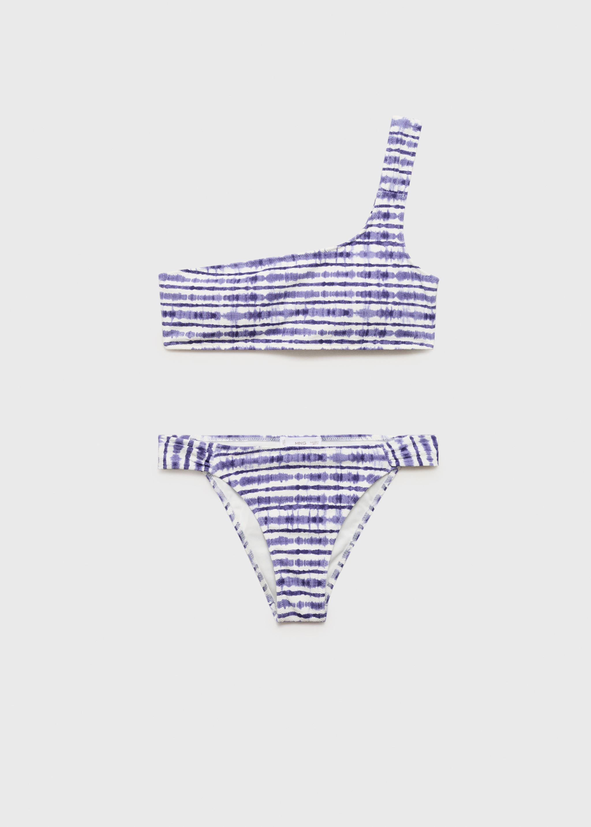 Асимметричное бикини тай-дай - Изделие без модели