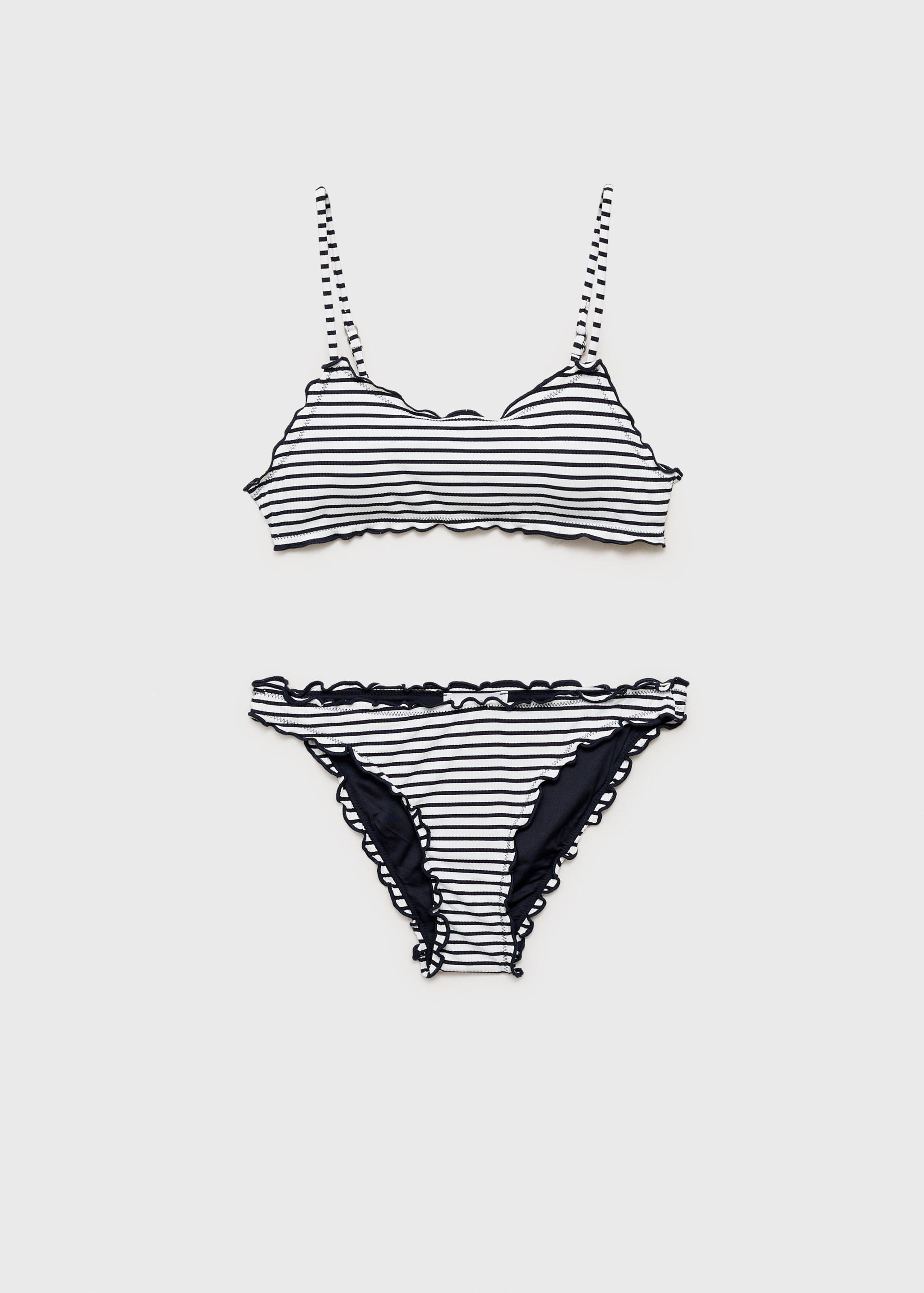 Striped bikini with trim - Article without model