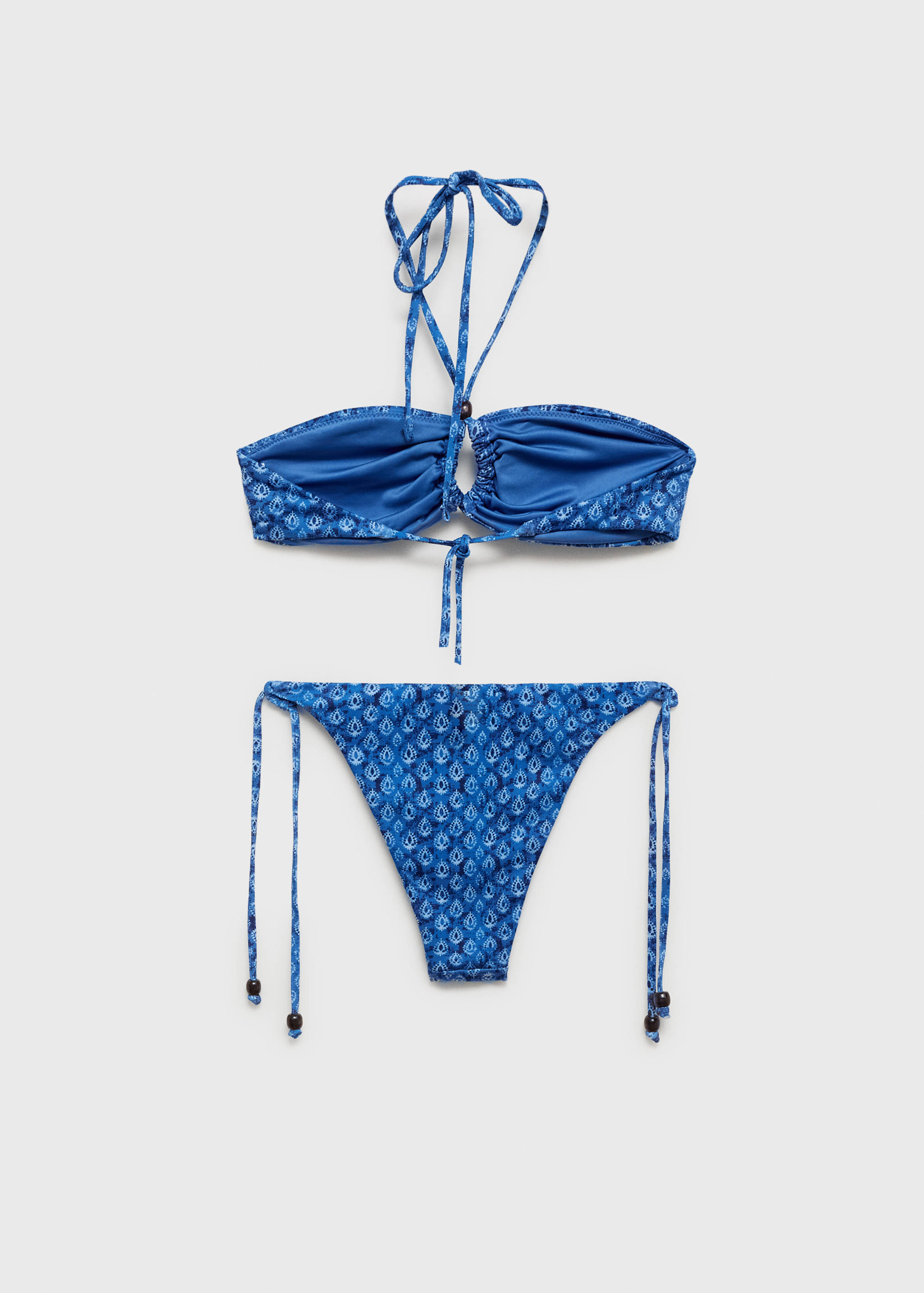 Printed bandeau bikini - Details of the article 8