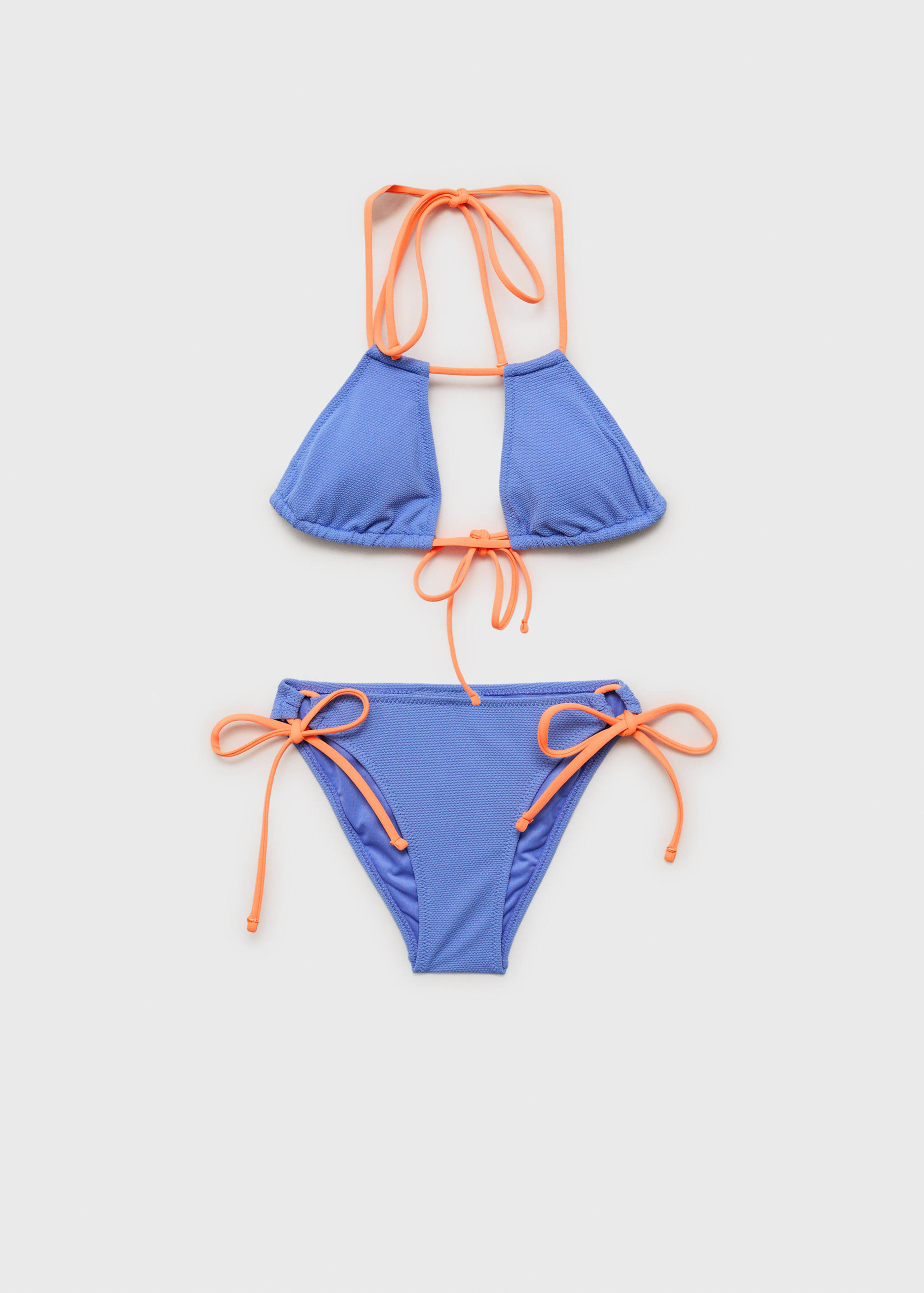 Двухцветное бикини - Изделие без модели