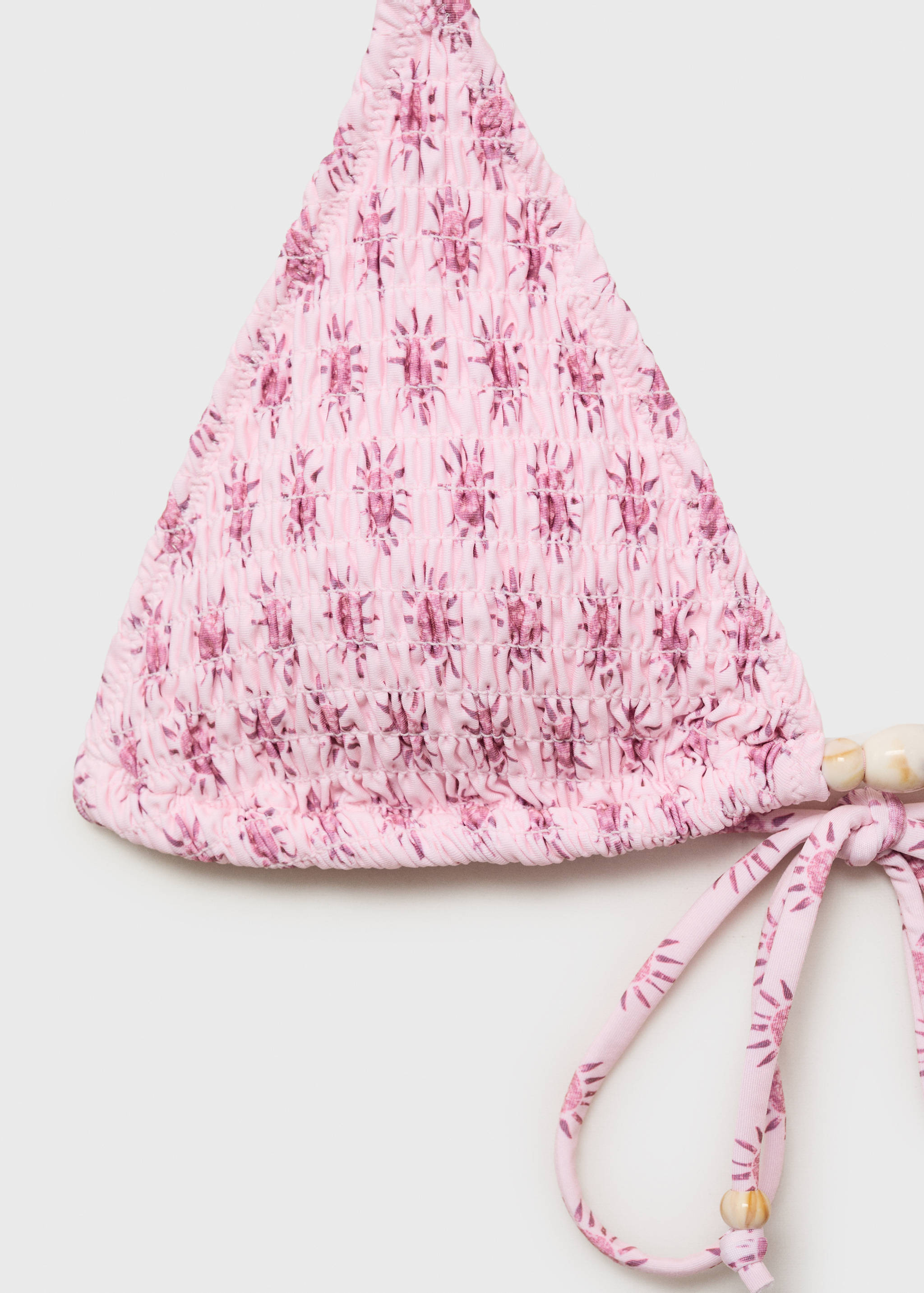 Бикини с принтом и помпонами - Деталь изделия 8