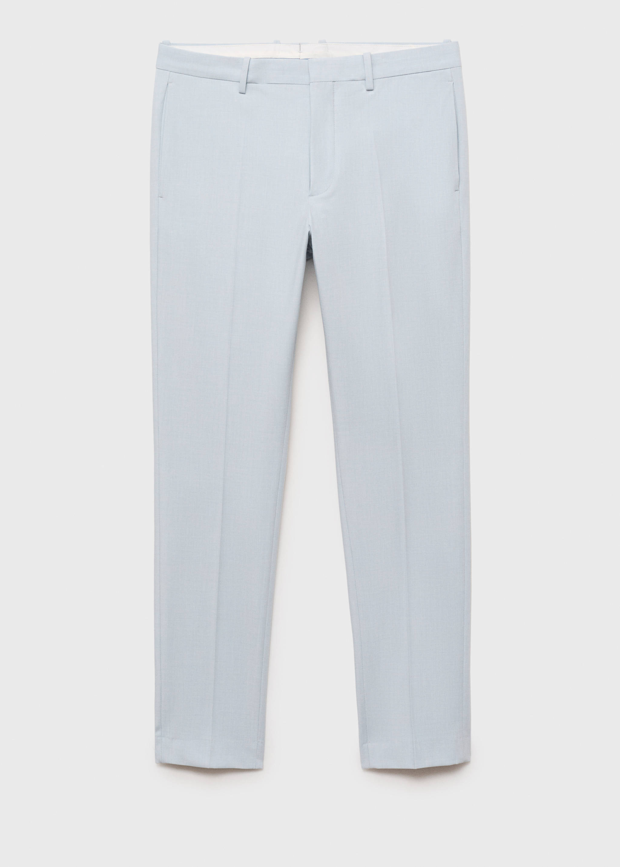 Stretch fabric super slim-fit suit trousers - Article without model
