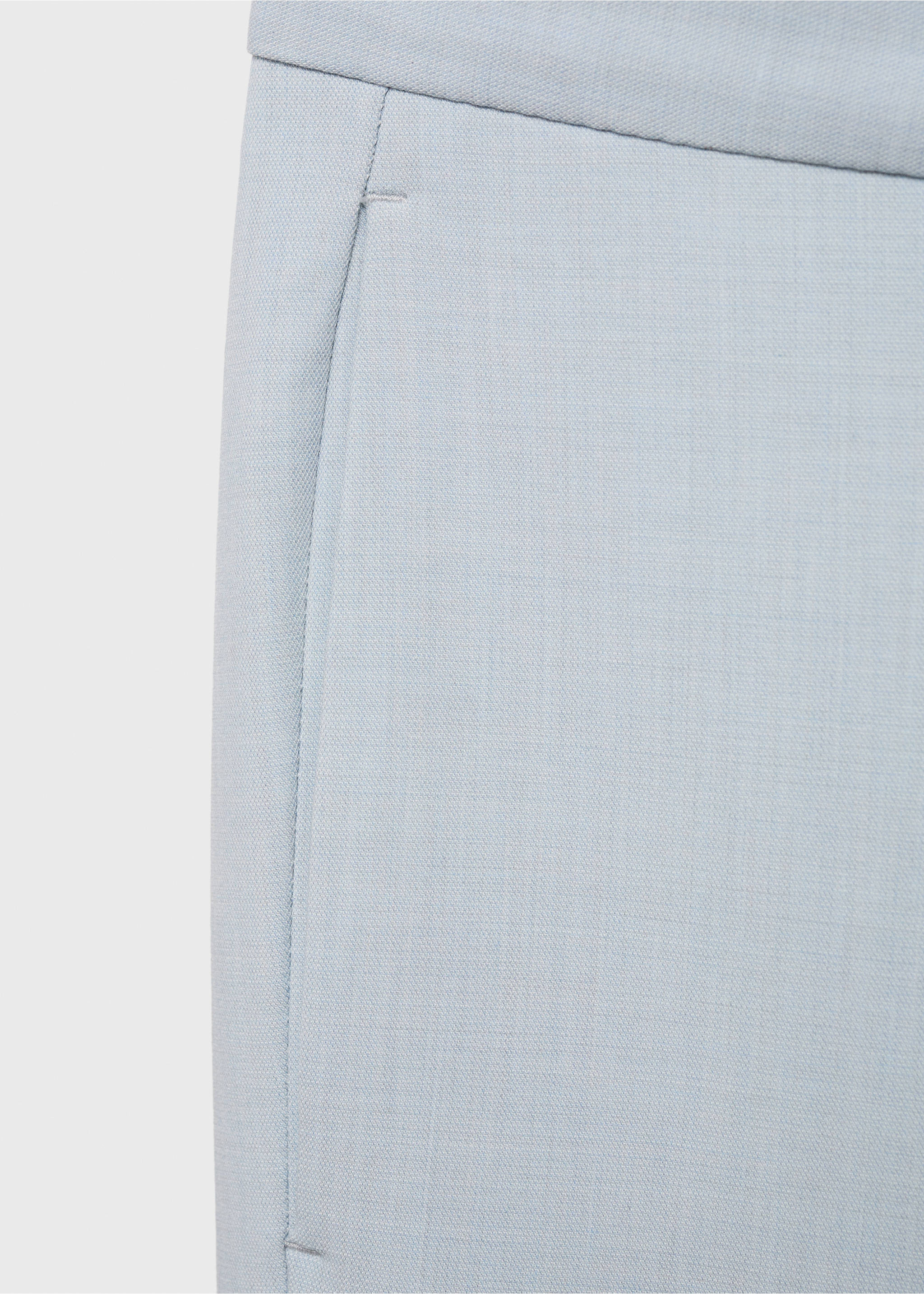 Pantalón traje París super slim fit - Detalle del artículo 8, Azul celeste. Ref: 87005940-00.
