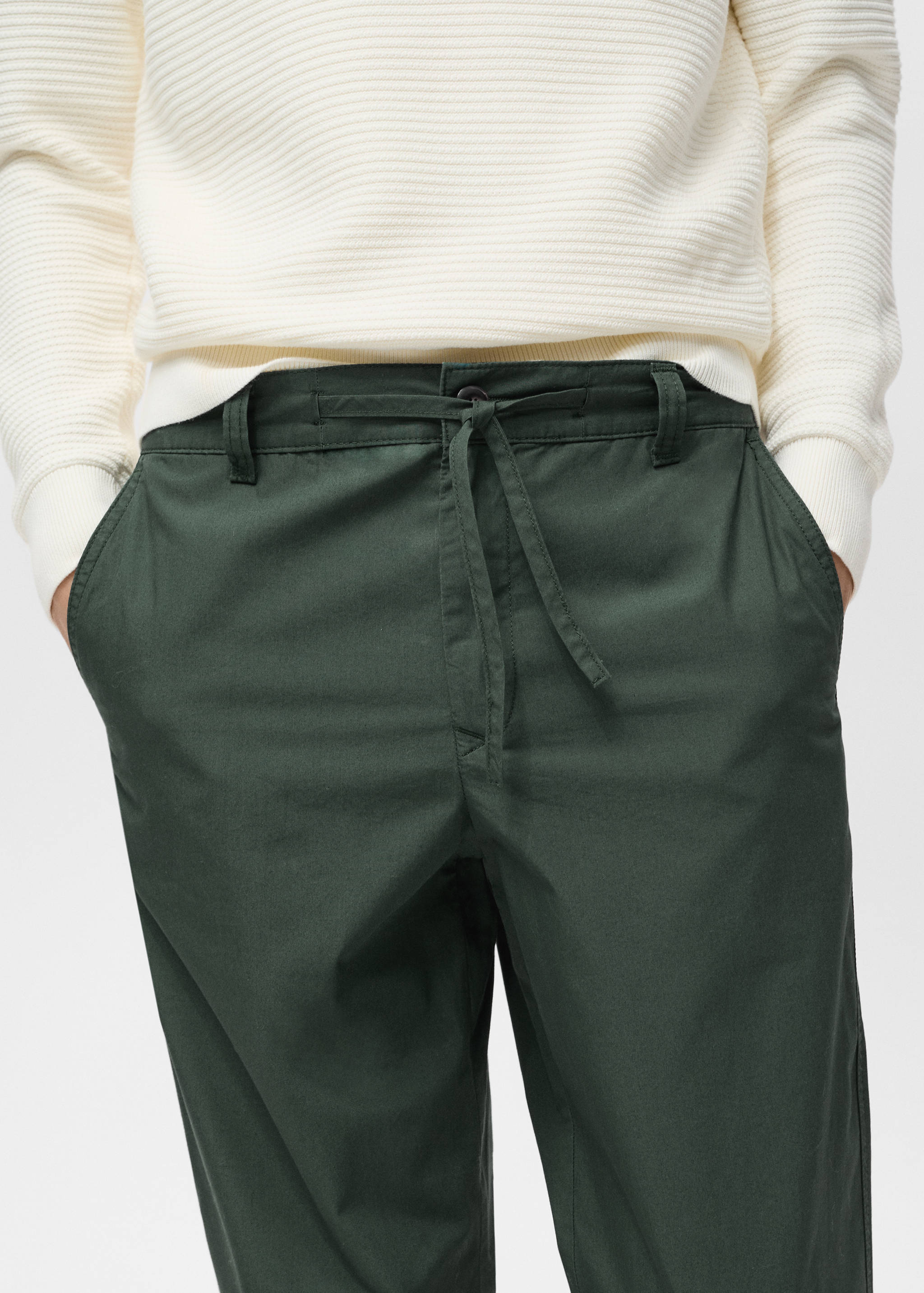 Pantalon en popeline de coton - Détail de l'article 3