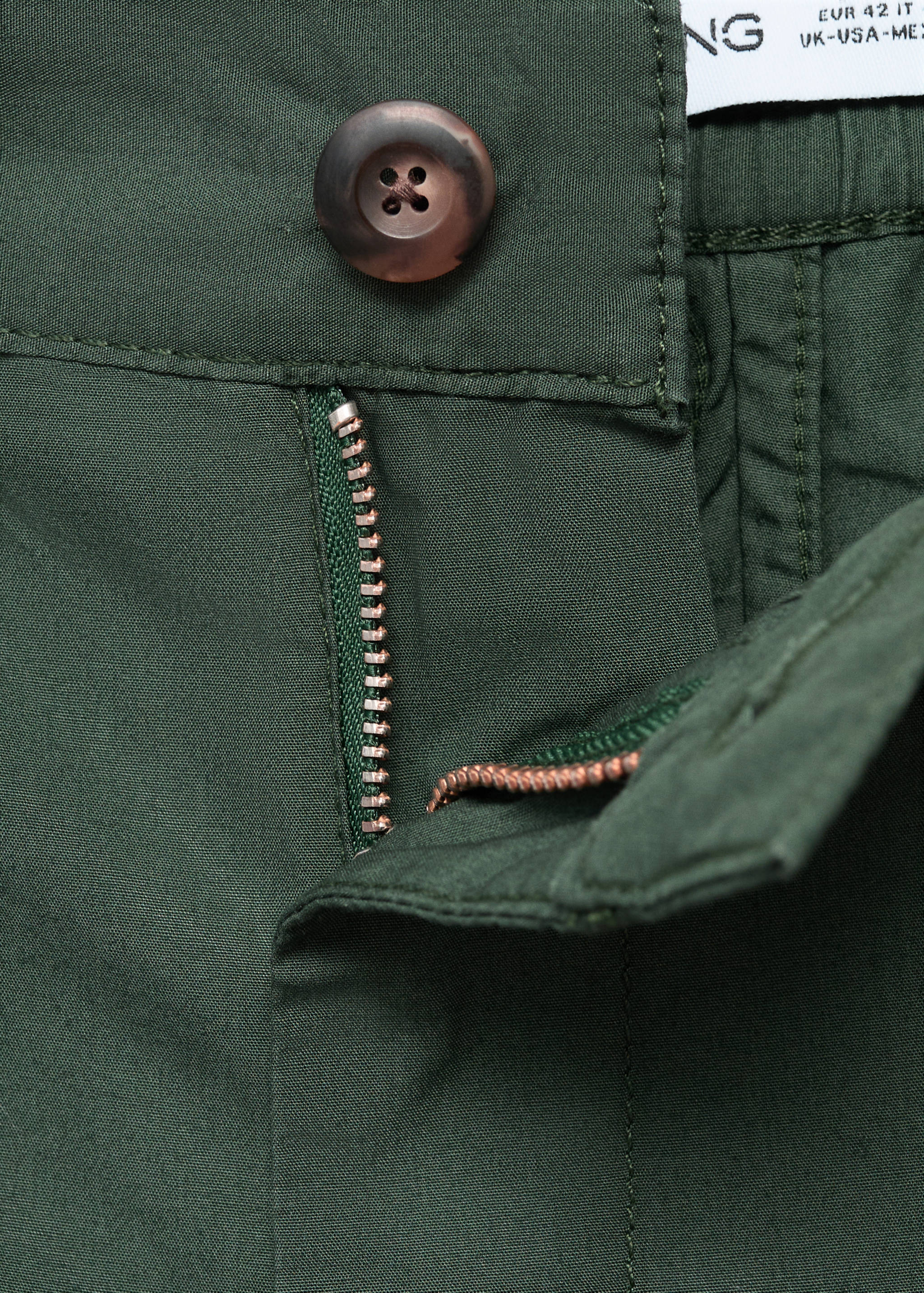 Poplin cotton pants - Details of the article 0