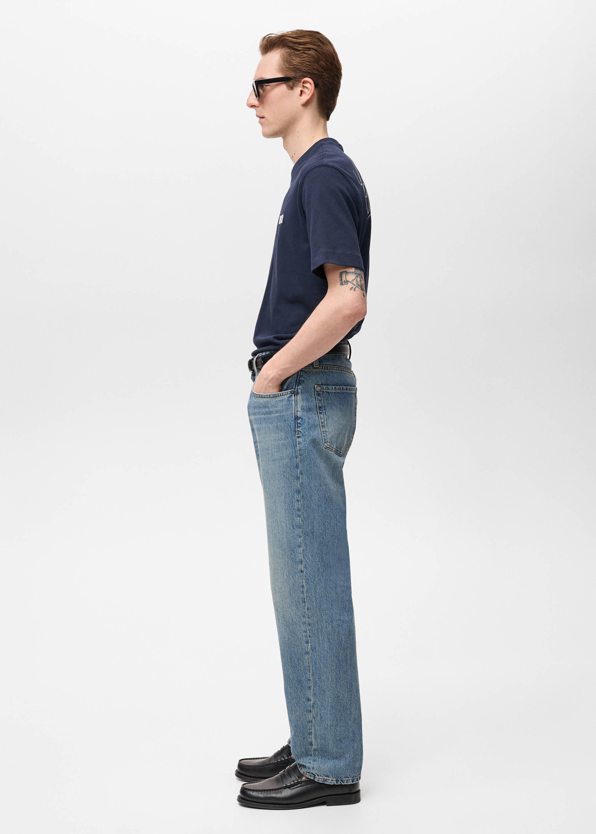 Хлопковая футболка с вышивкой - Деталь изделия 2