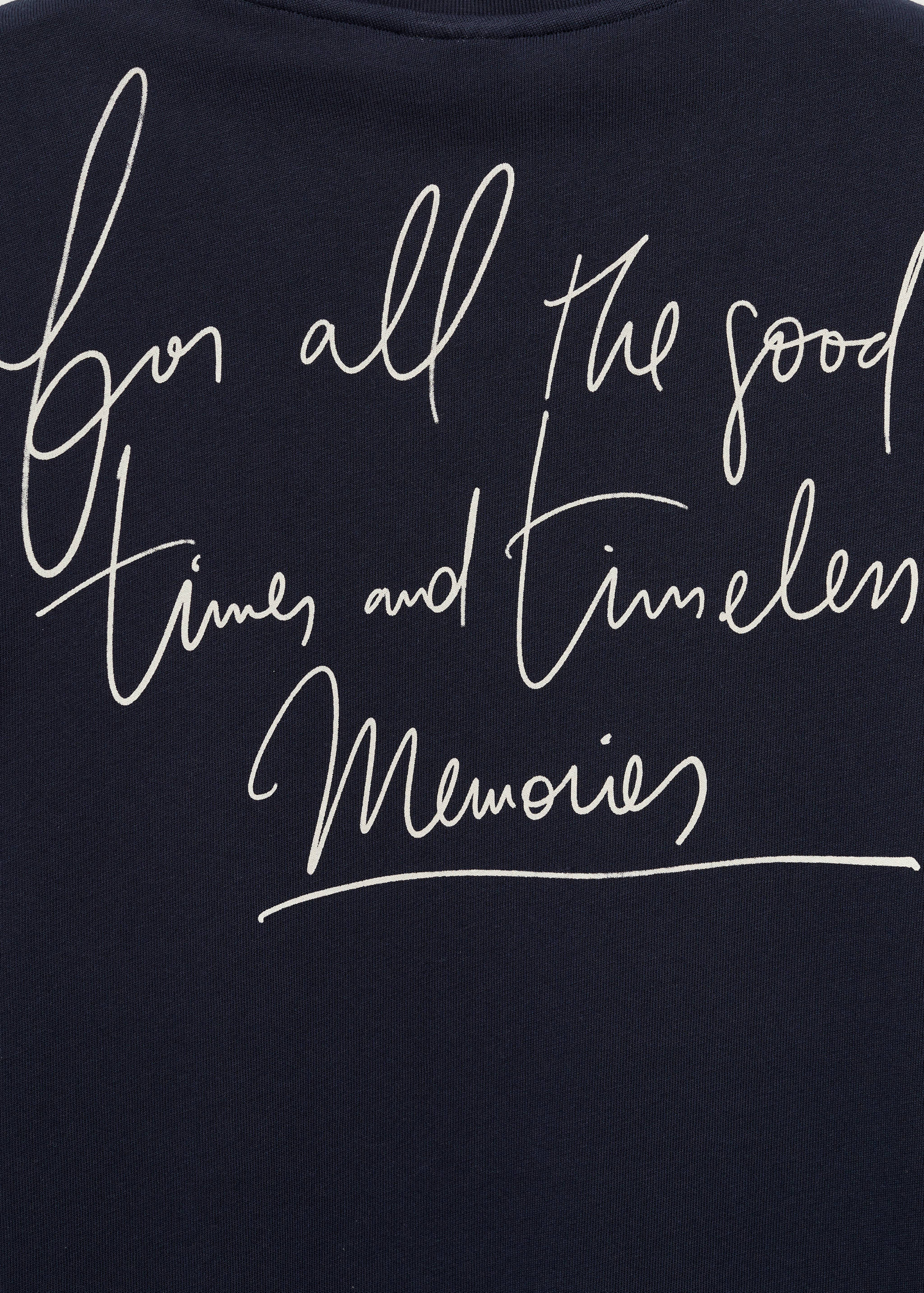 Хлопковая футболка с вышивкой - Деталь изделия 0