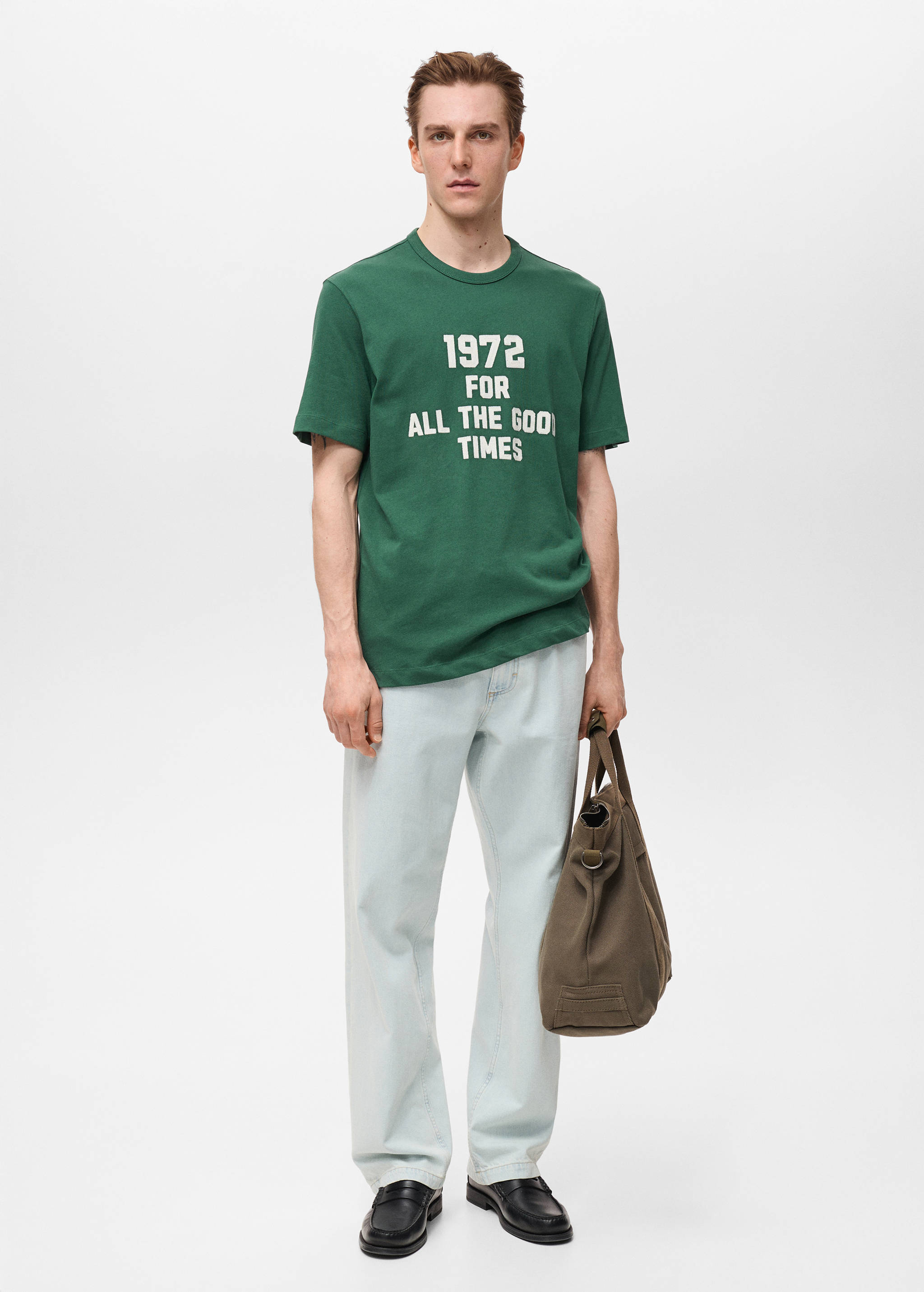 Футболка 100% хлопок с вышивкой - Общий план