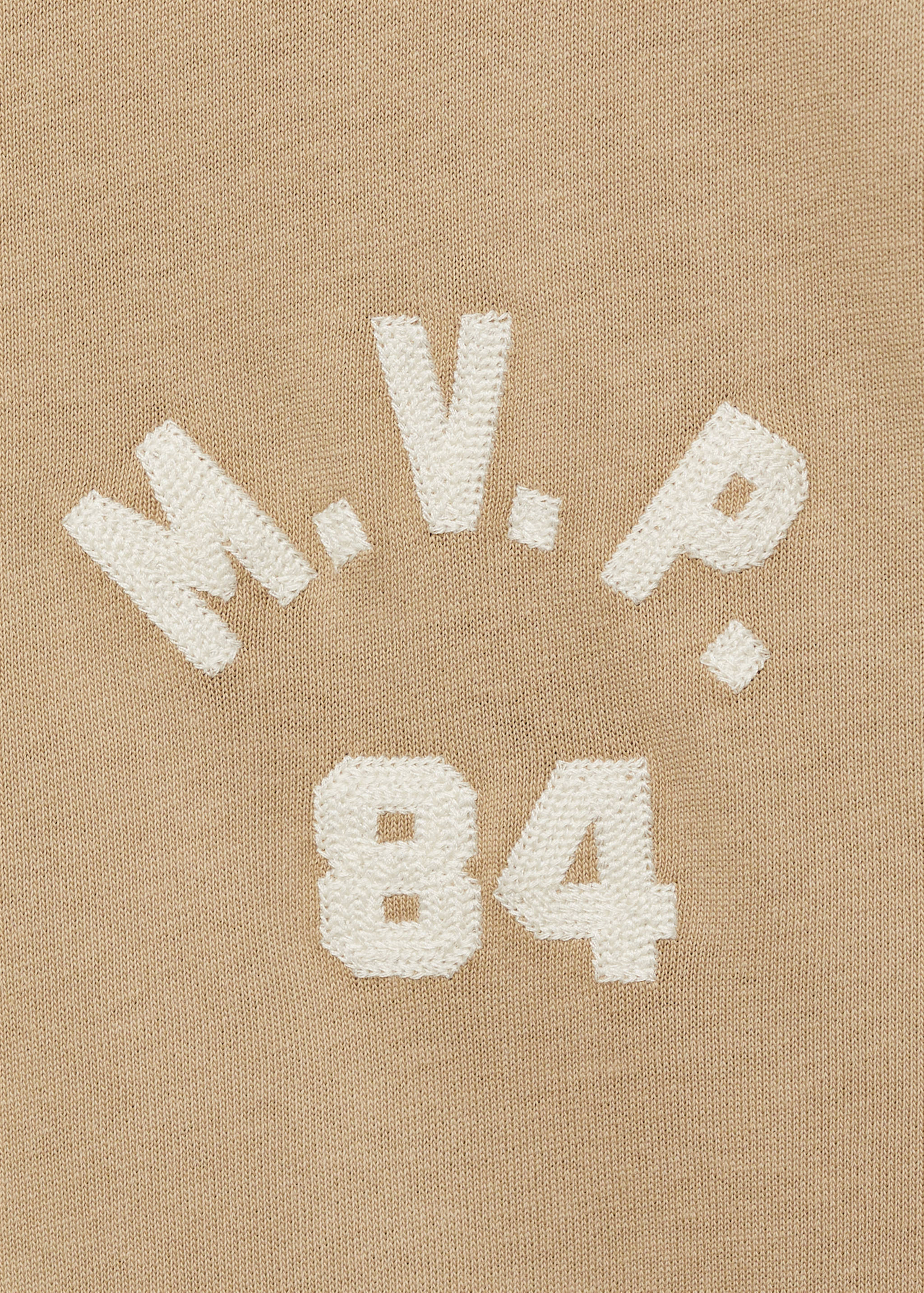 Хлопковая футболка с вышивкой - Деталь изделия 8