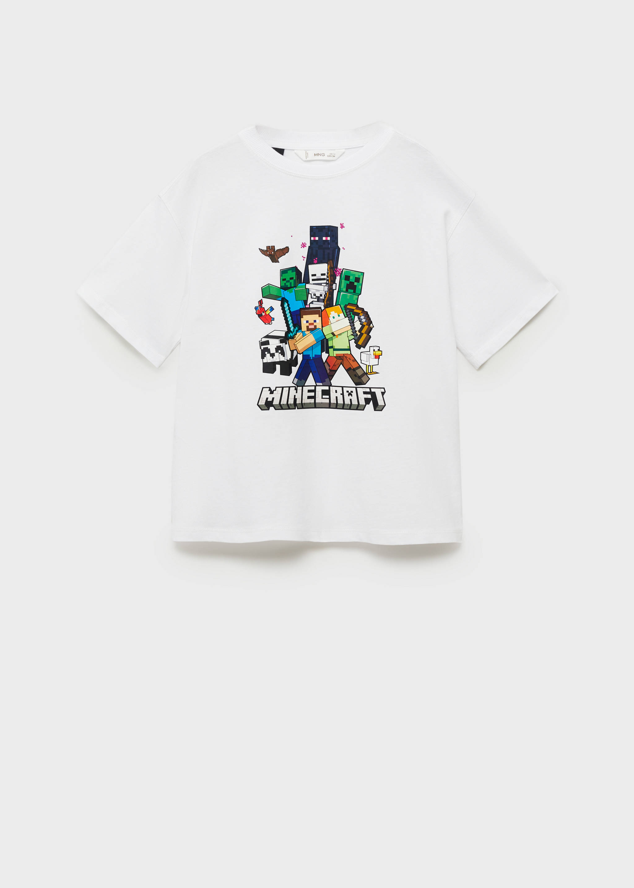 T-shirt algodão Minecraft - Artigo sem modelo