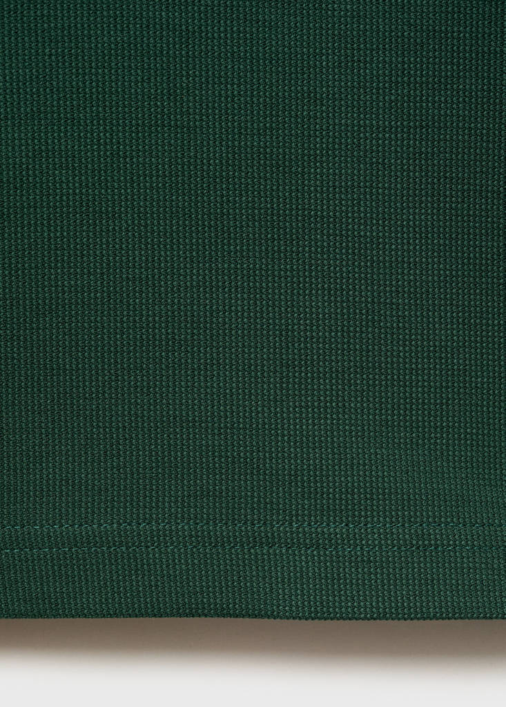 Regular-fit textured t-shirt — Dark Green